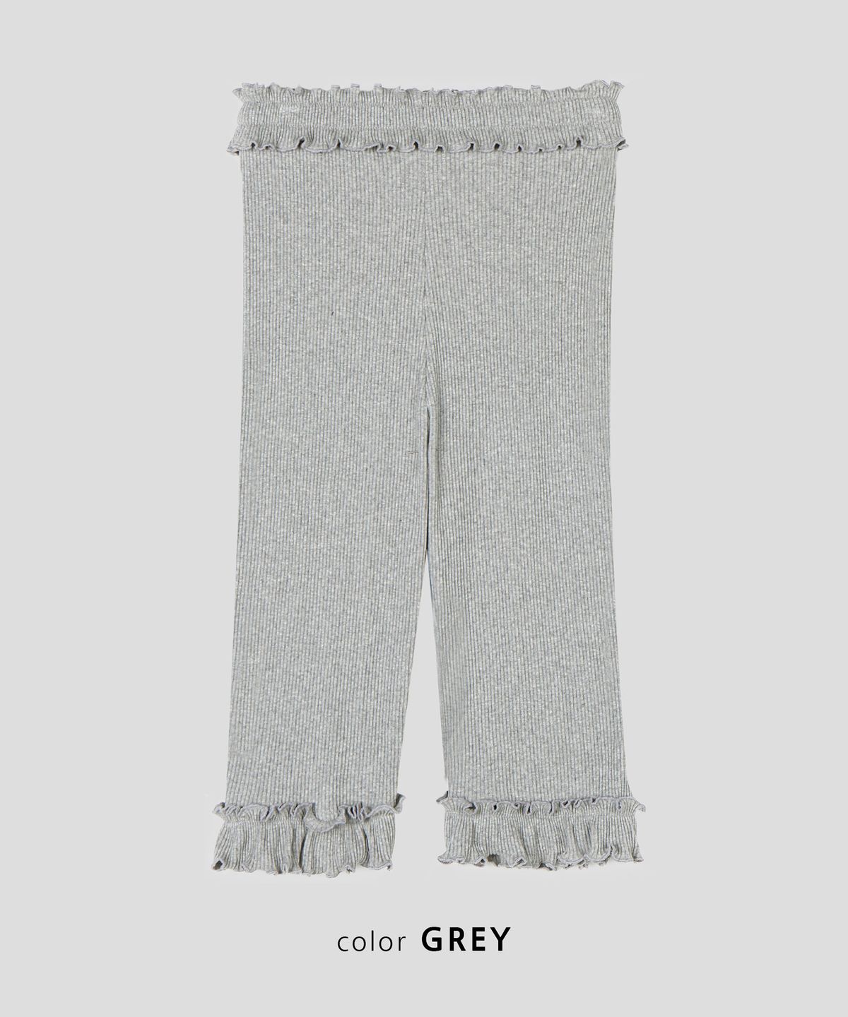 스르비(SELEVER) Frill Banding Capri Pants_2 Color