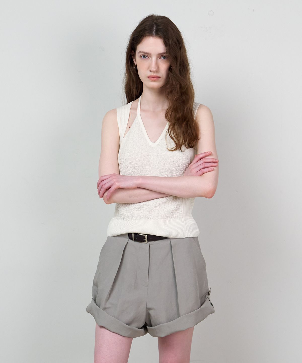 스르비(SELEVER) Aid Tuck Half Pants_3 Color