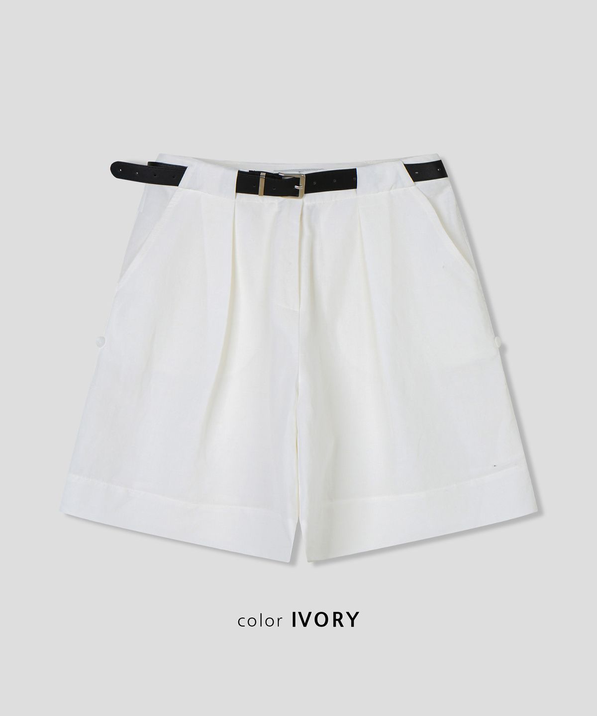 스르비(SELEVER) Aid Tuck Half Pants_3 Color