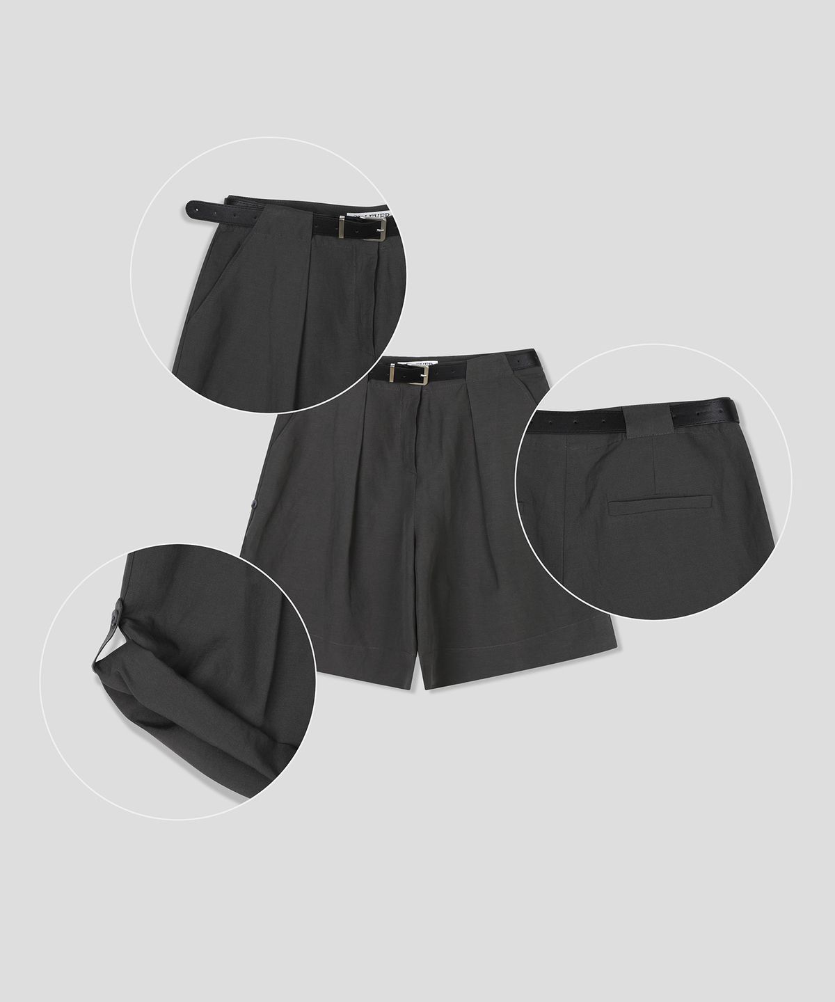 스르비(SELEVER) Aid Tuck Half Pants_3 Color