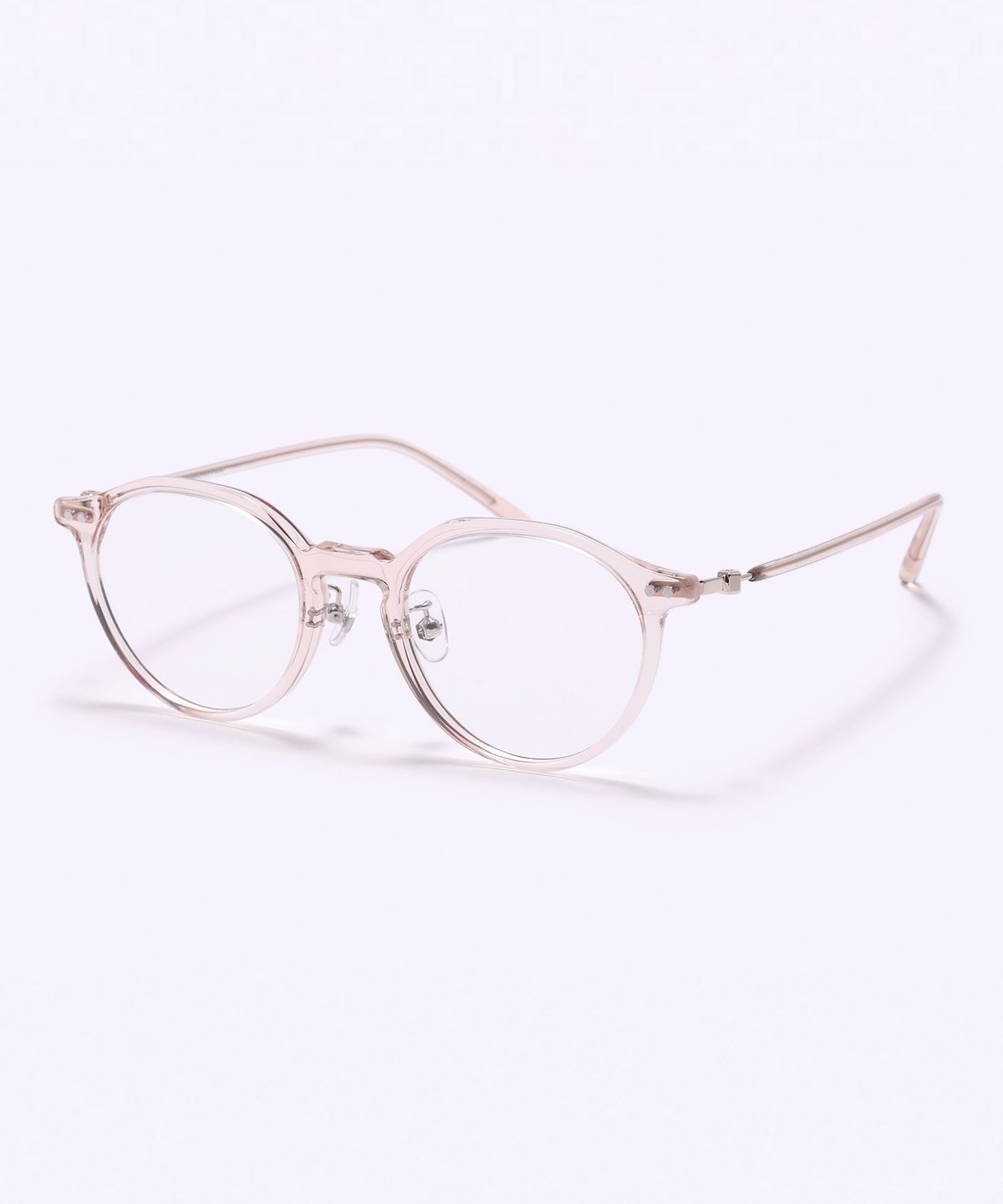 알로아이웨어(ALO EYEWEAR) [SILVERBITE] SBG7605 1616G HD ACETATE 초경량 고밀도 아세테이트 라이트 브라운 판토 안경테 블루라이트 렌즈 선택
