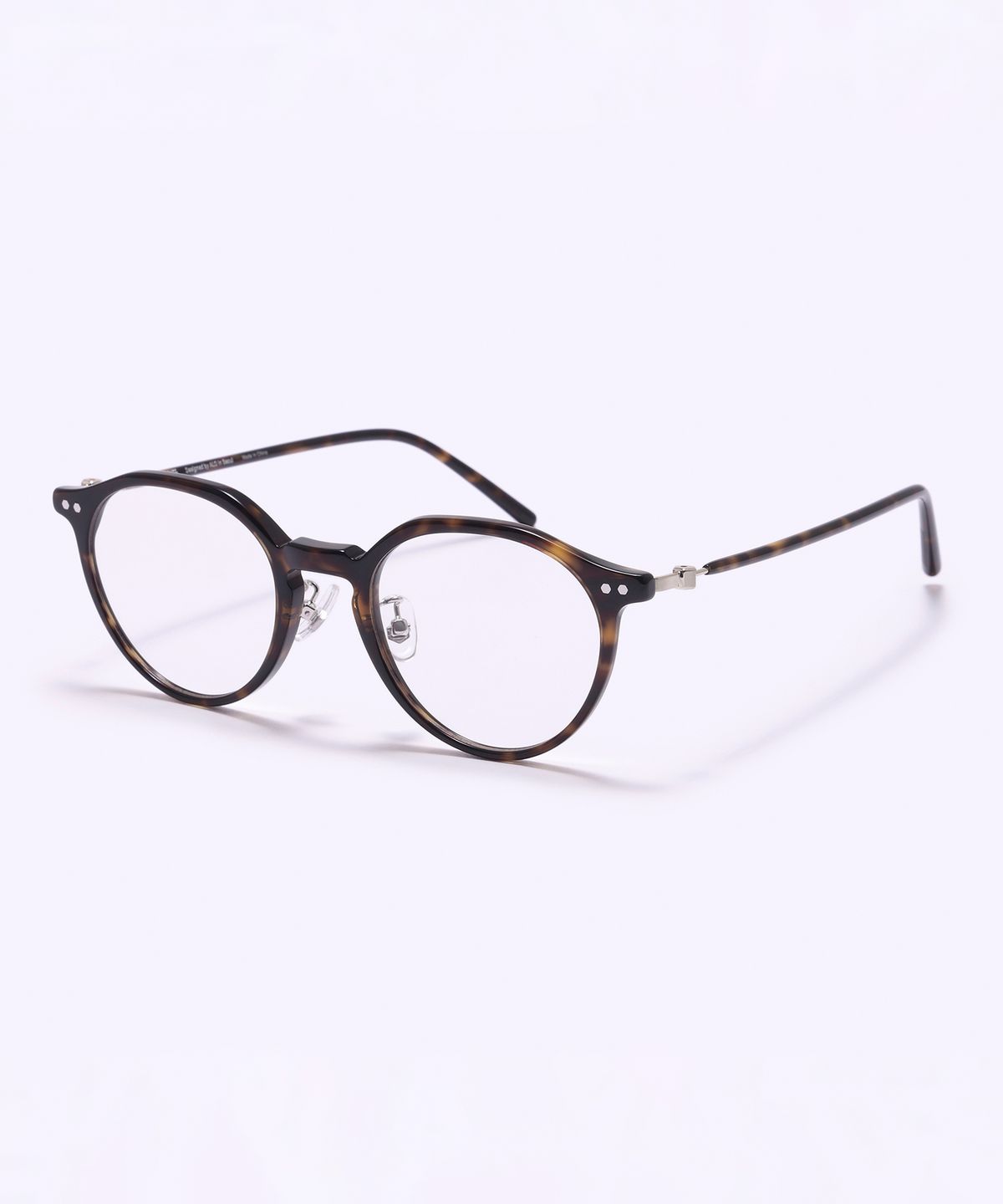 알로아이웨어(ALO EYEWEAR) [SILVERBITE] SBG7605 1818G HD ACETATE 초경량 고밀도 아세테이트 톨토이즈 판토 안경테 블루라이트 렌즈 선택