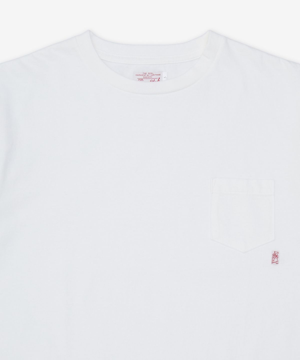 라이딩하이(RIDINGHIGH) 스탠다드 팩 포켓 반소매 티셔츠 - 화이트 / R1850103WHITE