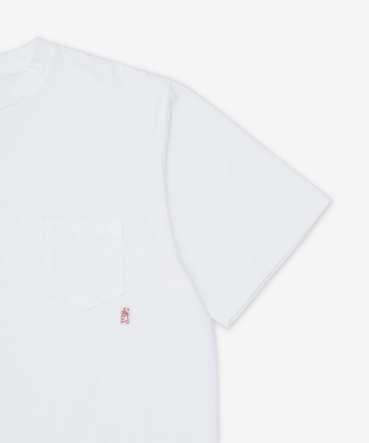 라이딩하이(RIDINGHIGH) 스탠다드 팩 포켓 반소매 티셔츠 - 화이트 / R1850103WHITE