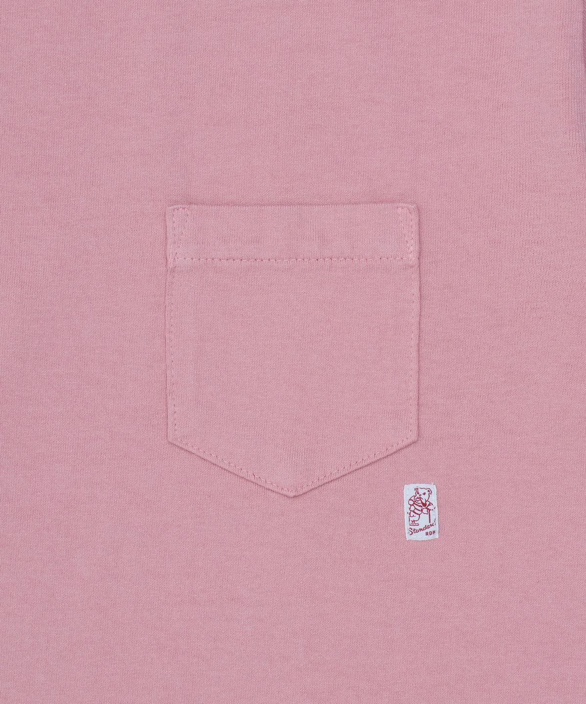 라이딩하이(RIDINGHIGH) 스탠다드 팩 포켓 반소매 티셔츠 - 스모크 핑크 / R1850103SMOKEPINK