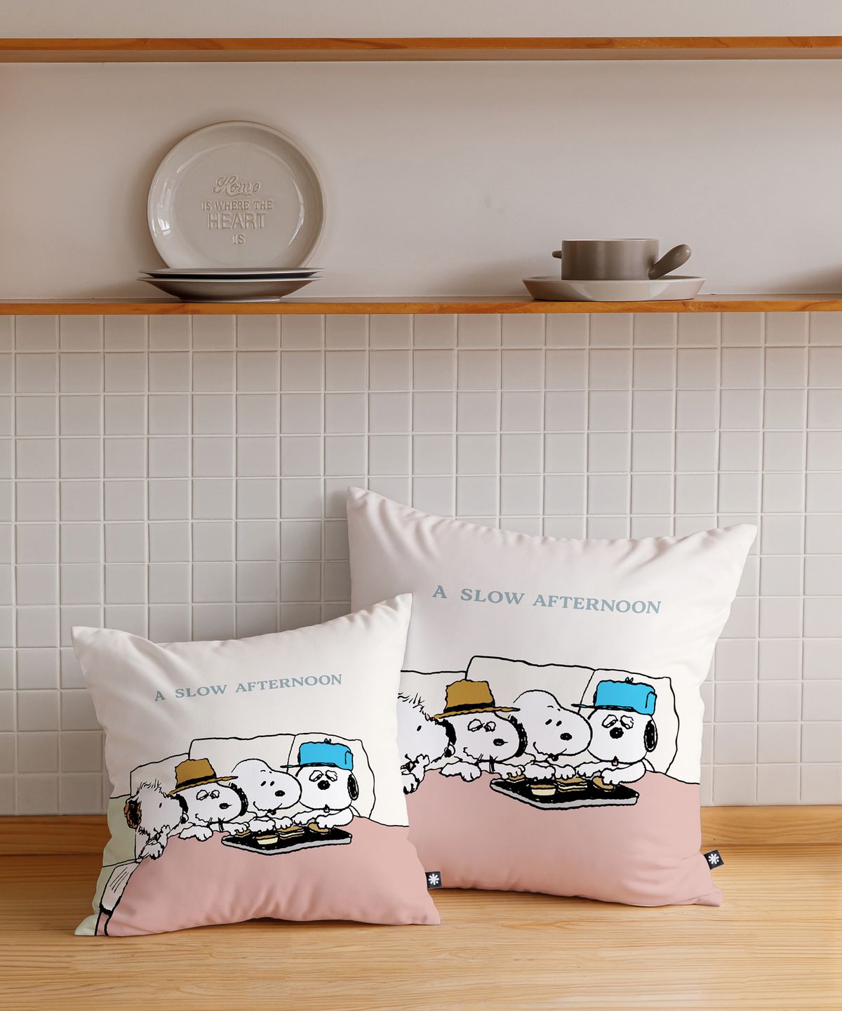 뚜누(TOUNOU) SNOOPY & HIS SIBLINGS Slow Afternoon 쿠션