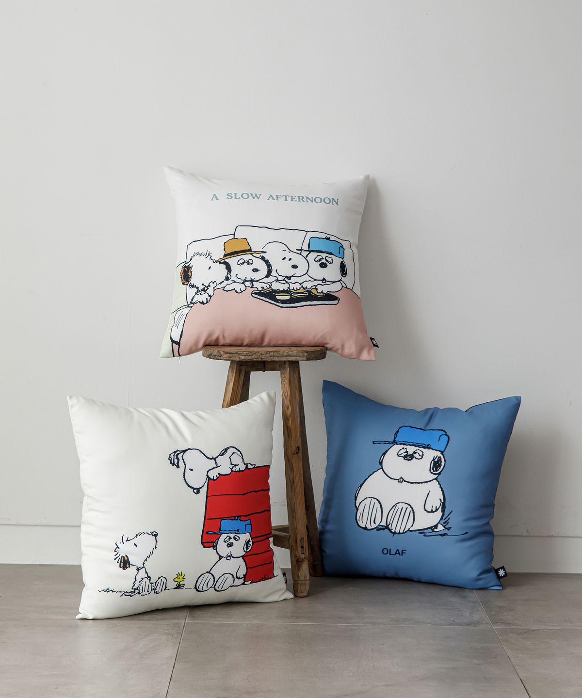 뚜누(TOUNOU) SNOOPY & HIS SIBLINGS Slow Afternoon 쿠션