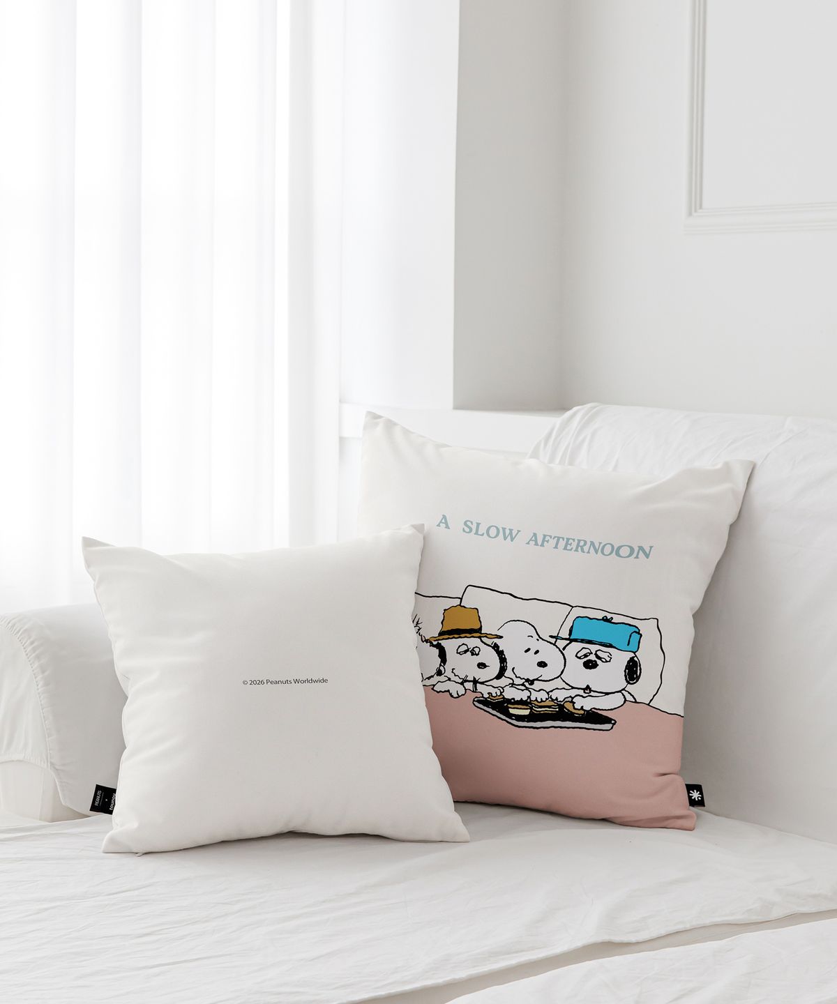 뚜누(TOUNOU) SNOOPY & HIS SIBLINGS Slow Afternoon 쿠션