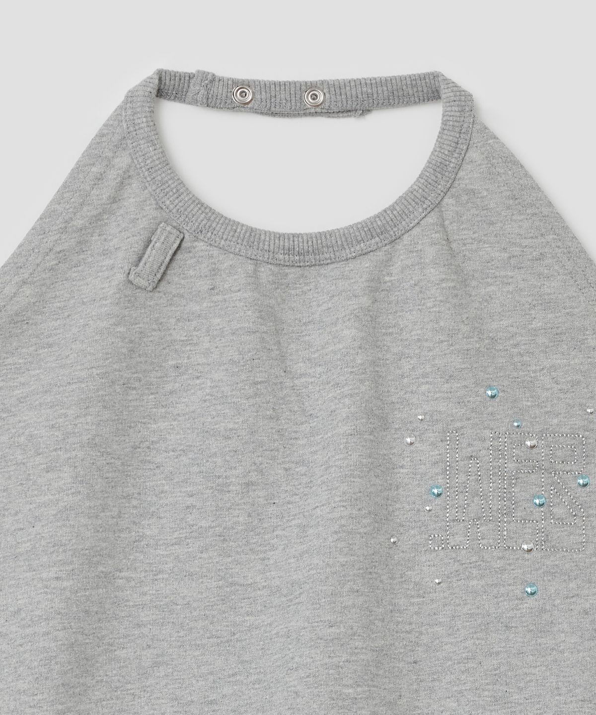 타입서비스(TYPESERVICE) Snap Halter Top [Gray]