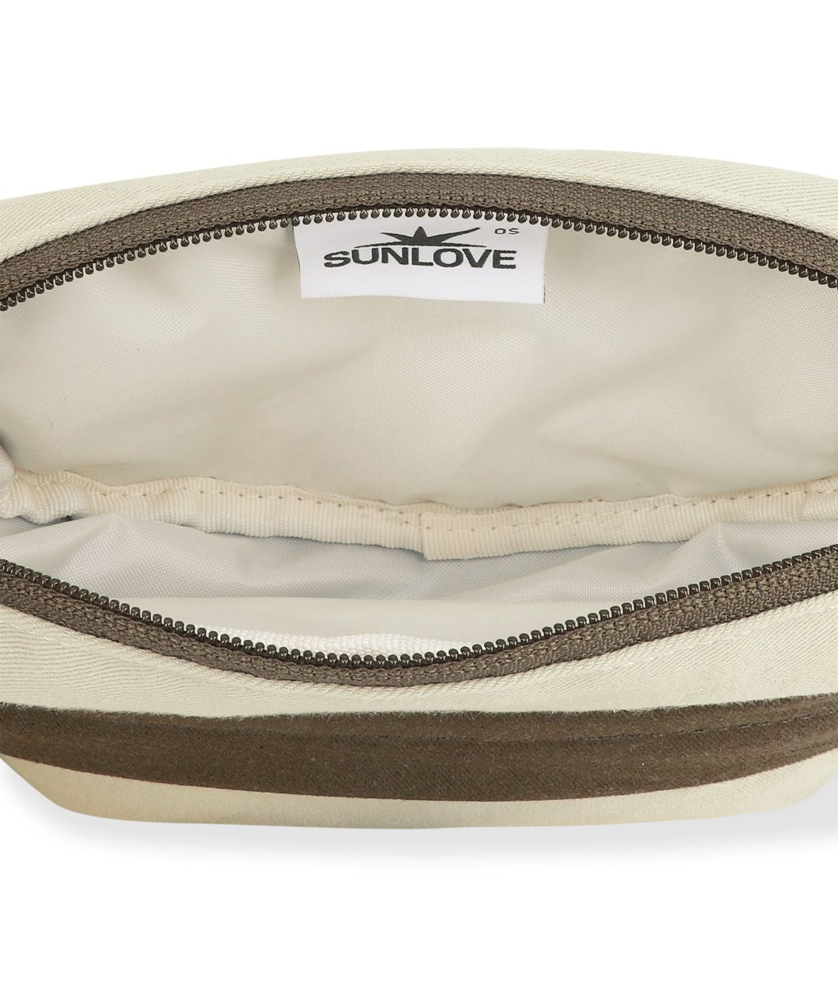 썬러브투어(SUNLOVETOUR) Block Waist Bag Stone