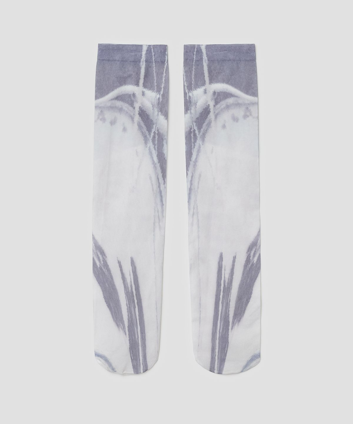 타입서비스(TYPESERVICE) Captured Knee Socks [White]
