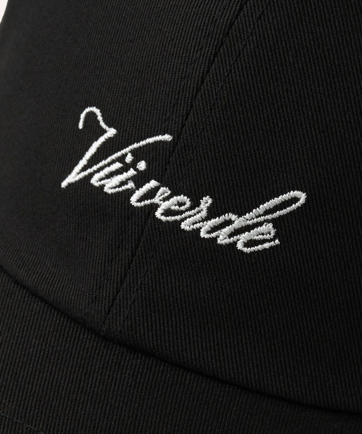 비베르데(VIIVERDE) 비베르데 자수 코튼 볼캡 001 블랙