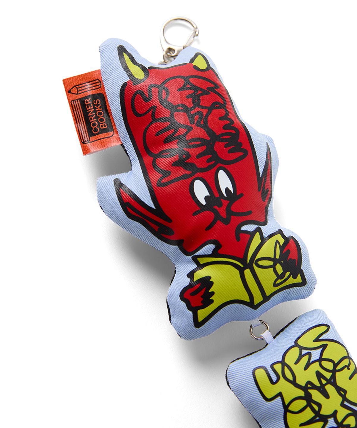 예스아이씨(YESEYESEE) Corner Twin Swing Plush Keychain Blue
