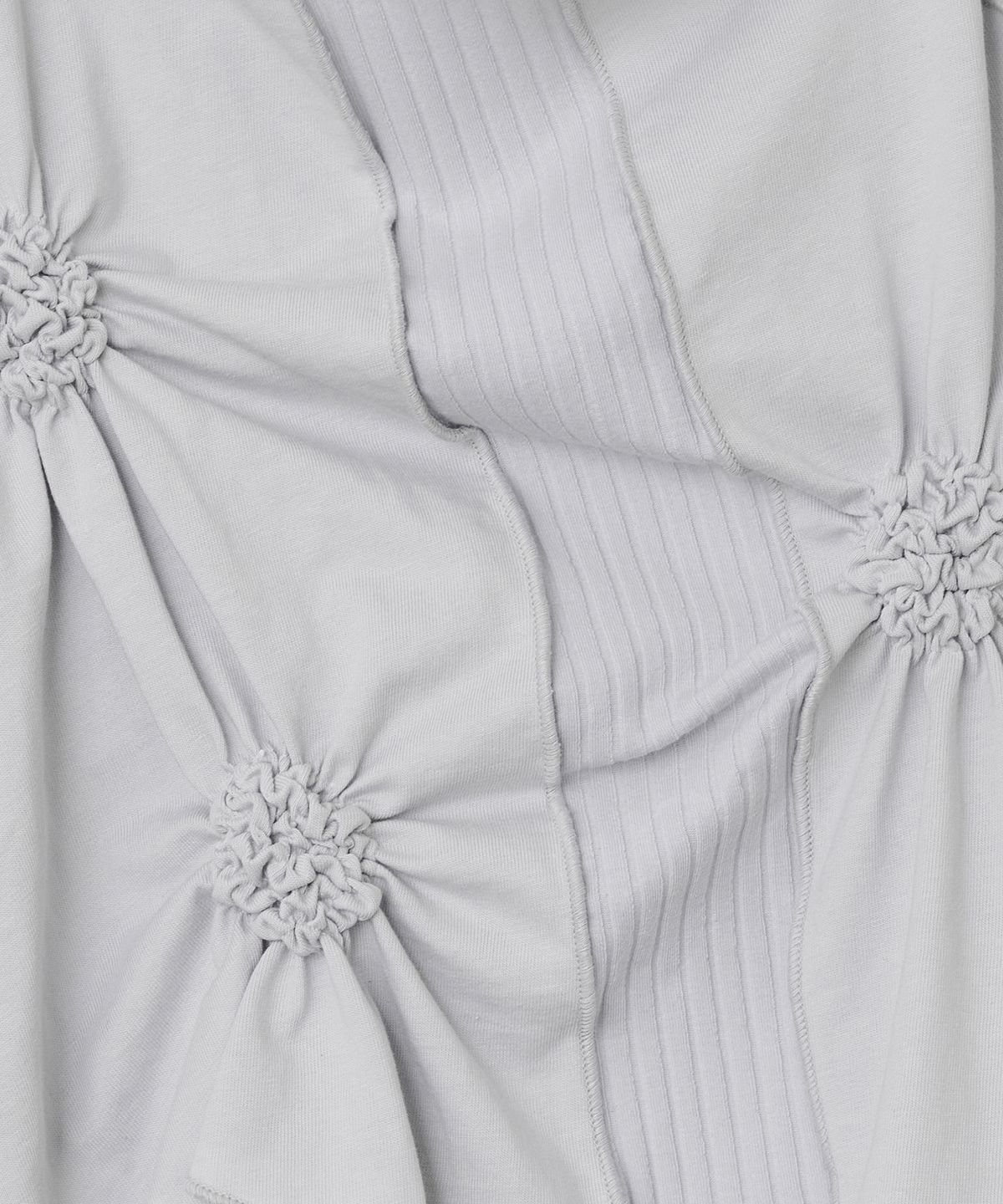 타입서비스(TYPESERVICE) Cinched Elastic Strap Top [Gray]