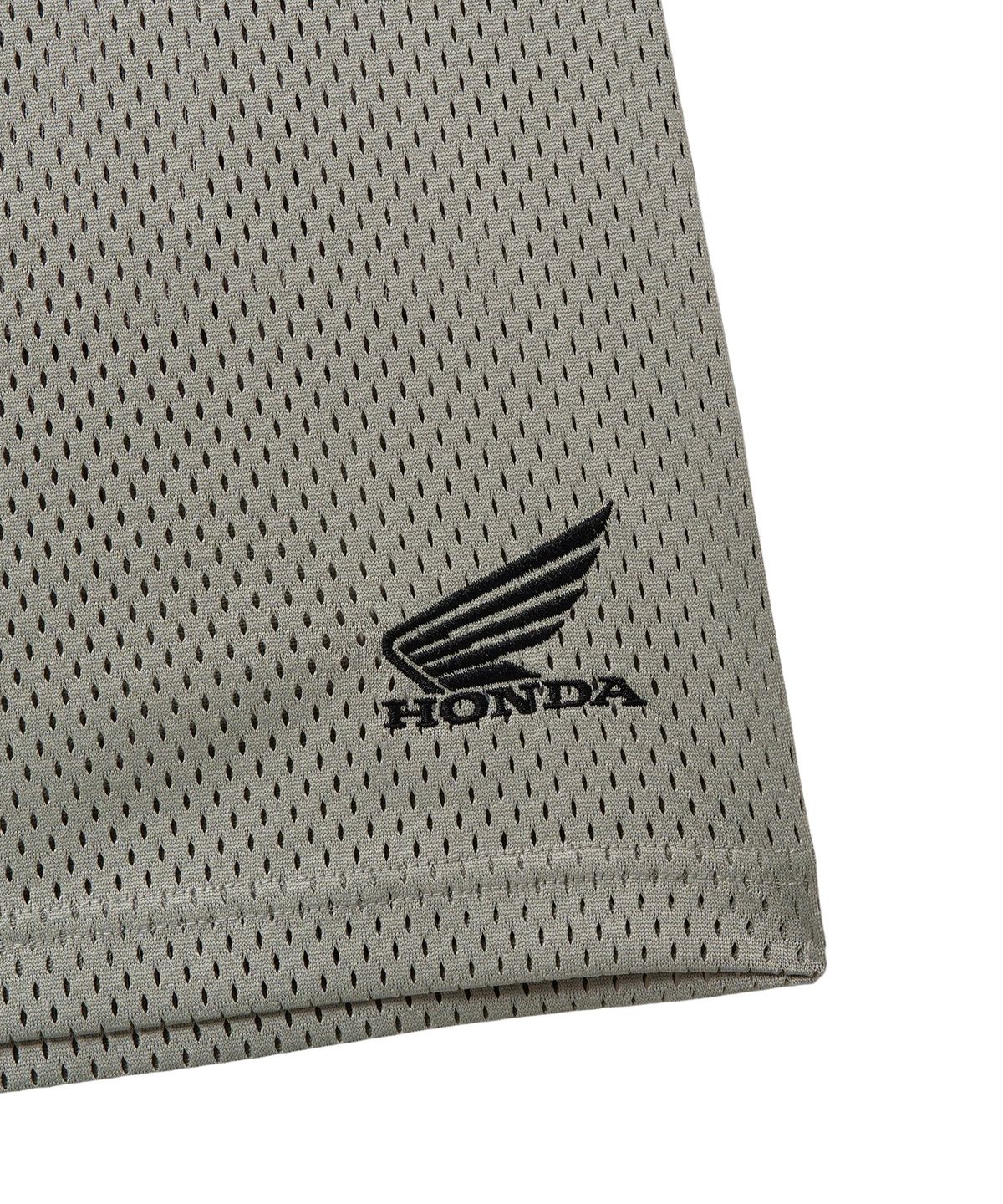 핍스 모터사이클(PHYPS MOTORCYCLE) Mesh Bermuda Shorts Light Gray