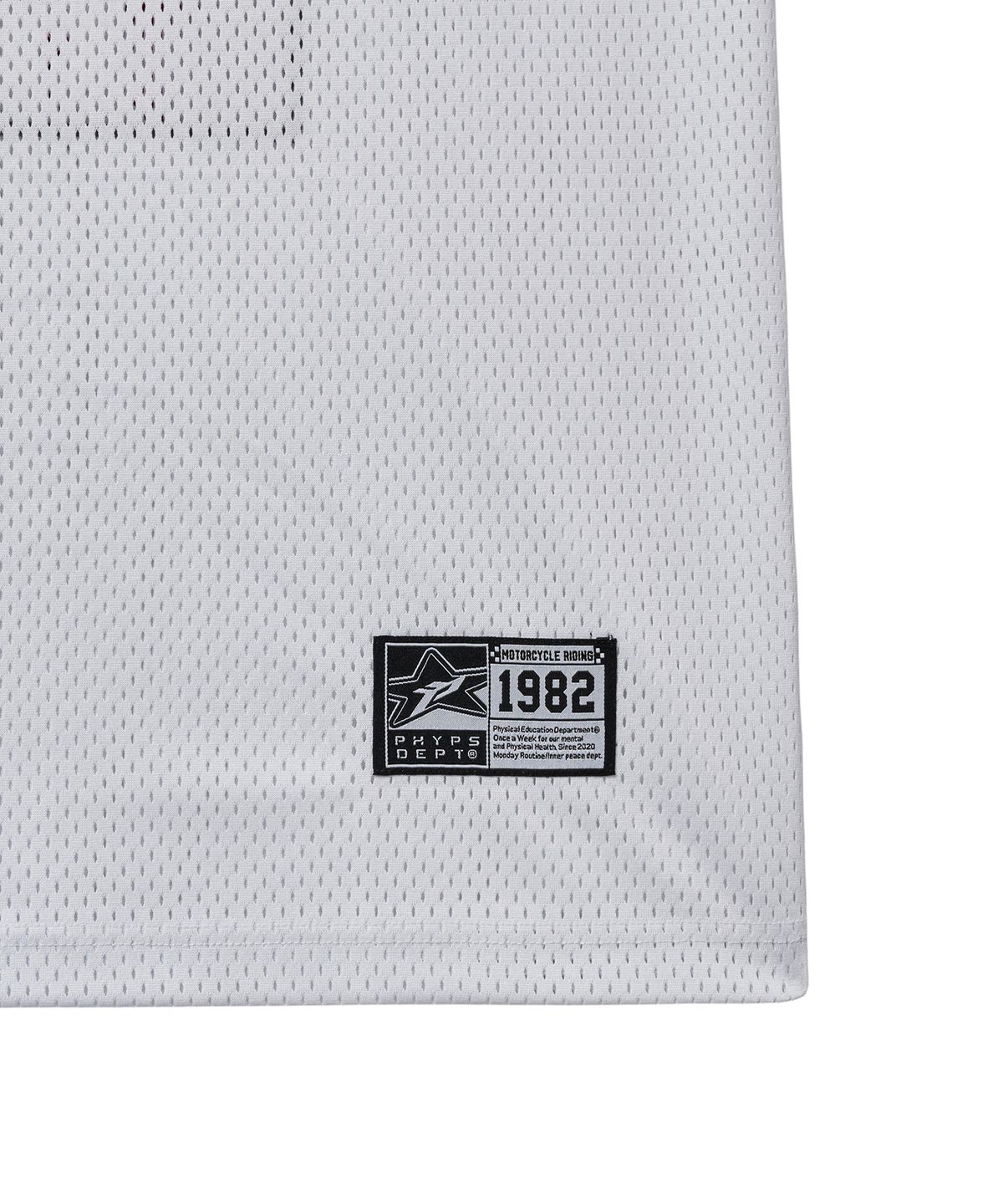 핍스 모터사이클(PHYPS MOTORCYCLE) Mesh 20 Jersey Sleeveless White