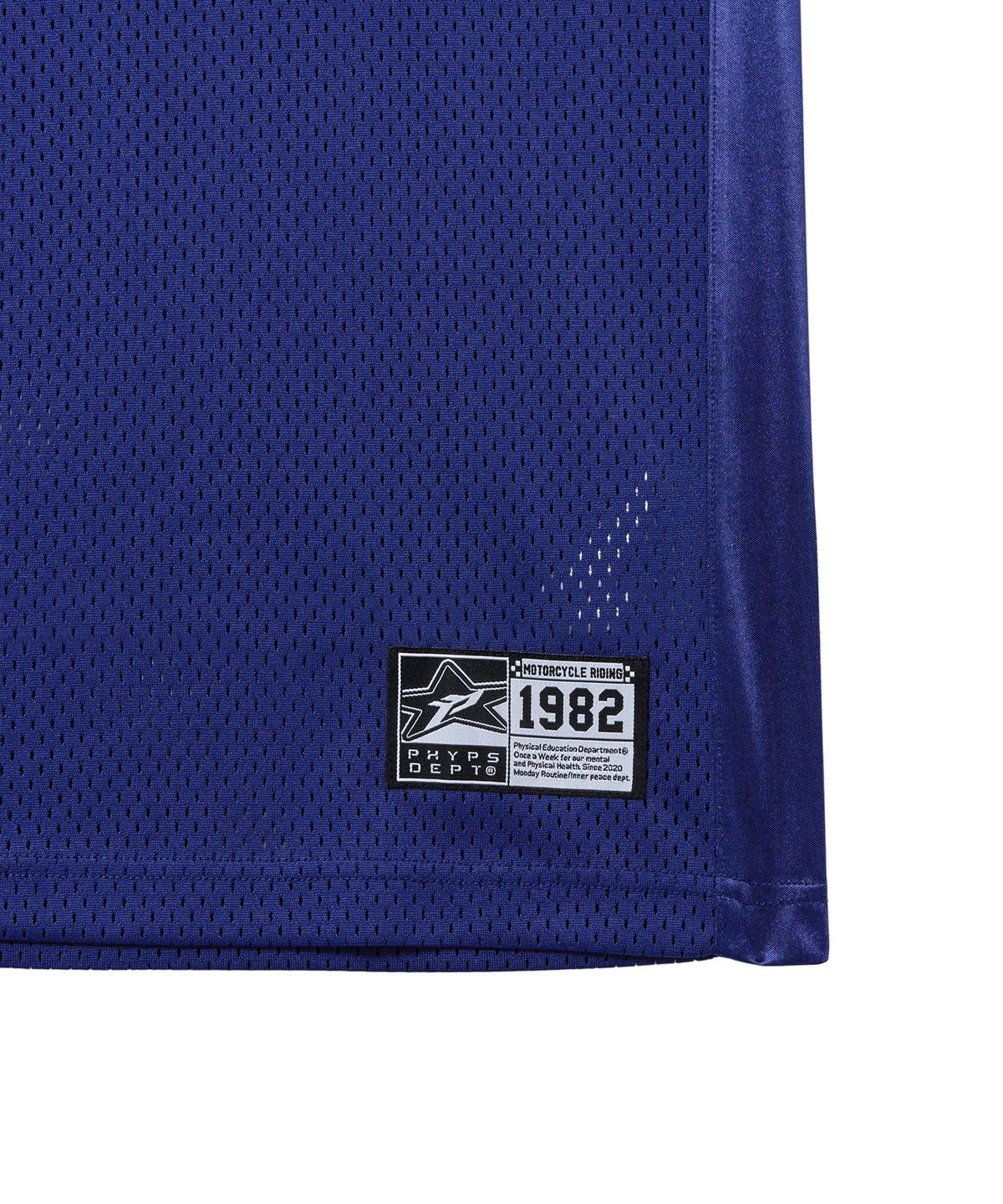 핍스 모터사이클(PHYPS MOTORCYCLE) Mesh 3M Logo Wing Sleeveless Navy