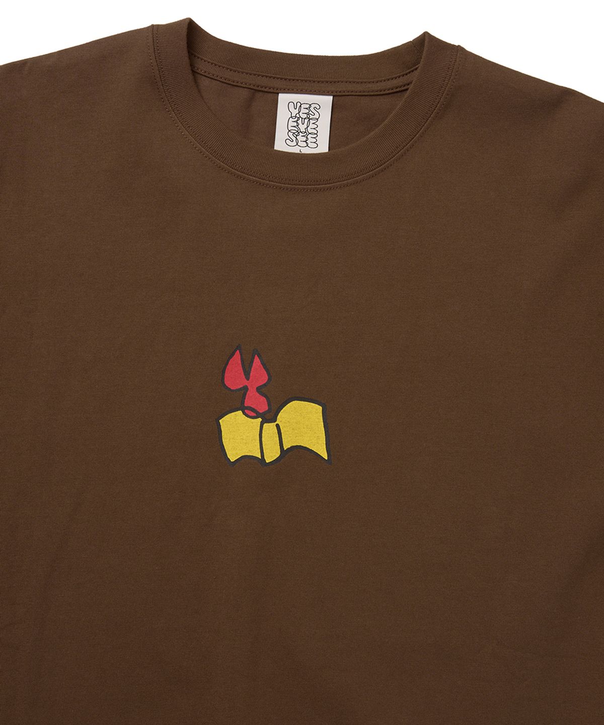 예스아이씨(YESEYESEE) Corner Reader Tee Brown