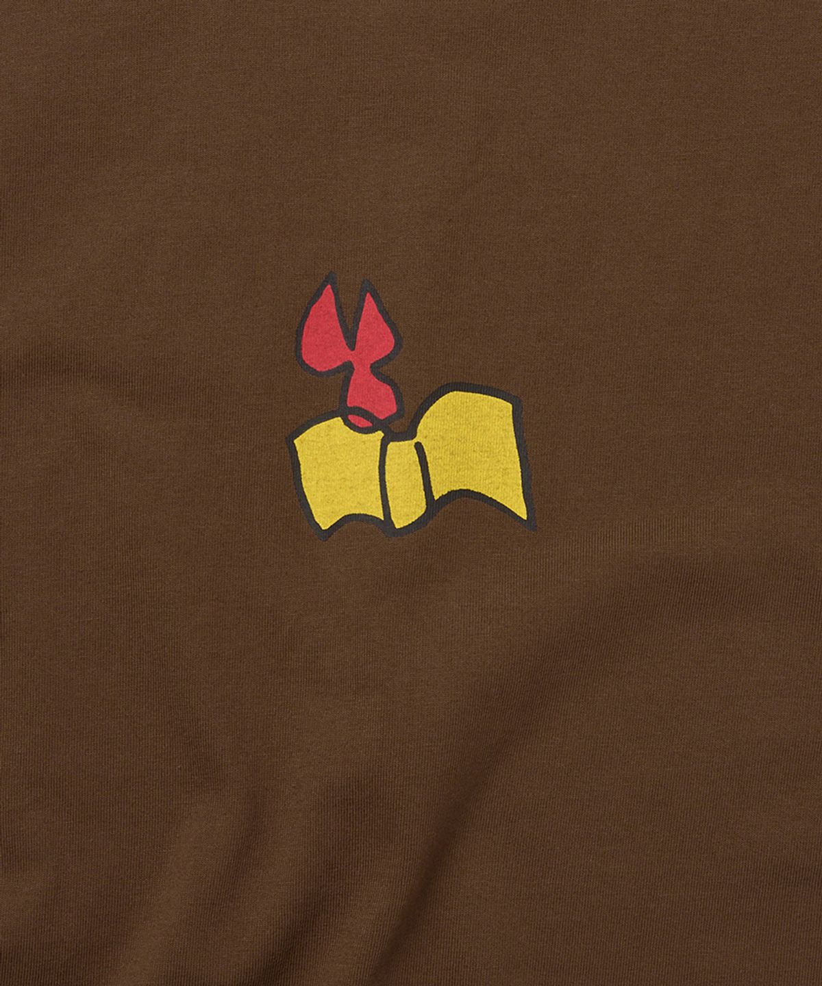 예스아이씨(YESEYESEE) Corner Reader Tee Brown