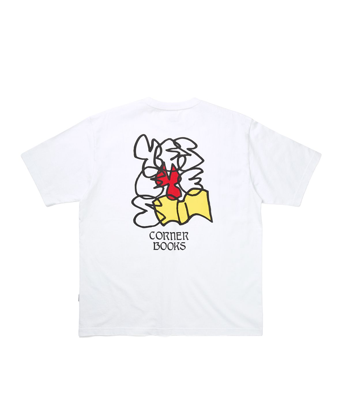 예스아이씨(YESEYESEE) Corner Evil Tee White