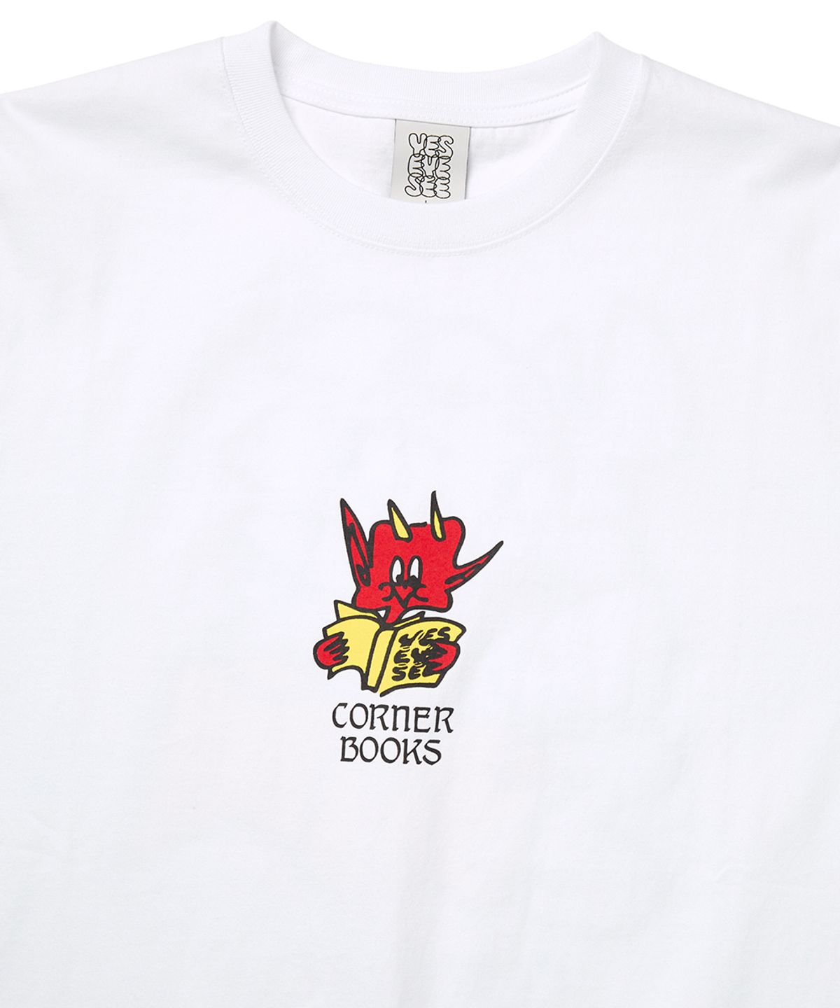예스아이씨(YESEYESEE) Corner Evil Tee White