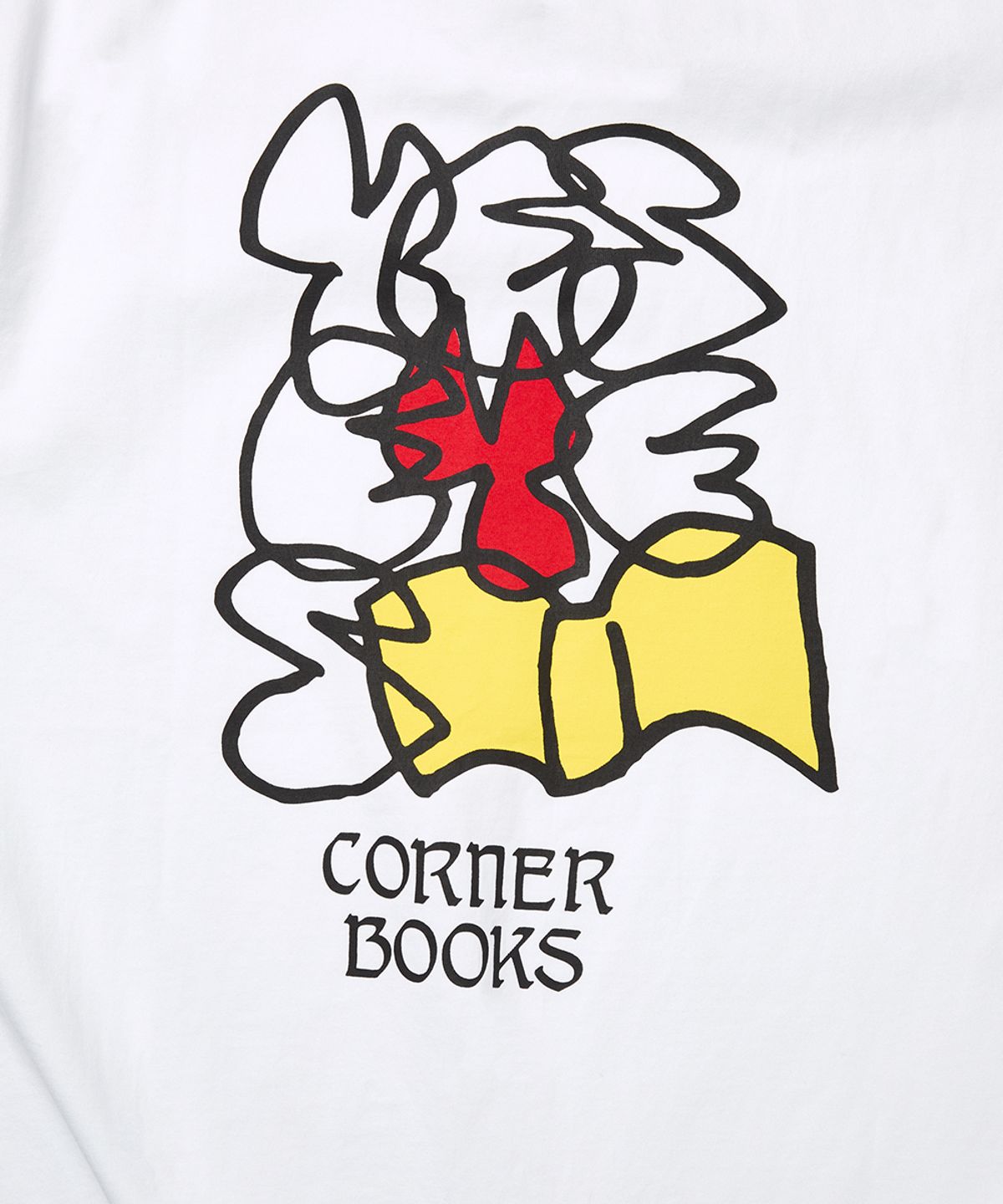 예스아이씨(YESEYESEE) Corner Evil Tee White