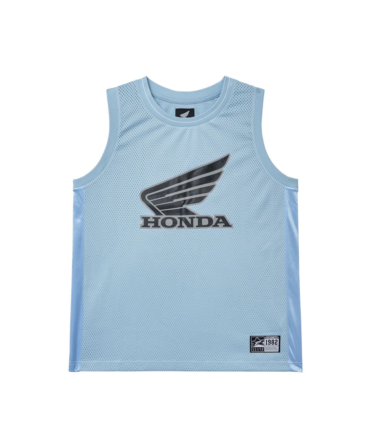 핍스 모터사이클(PHYPS MOTORCYCLE) Mesh 3M Logo Wing Sleeveless Light Blue