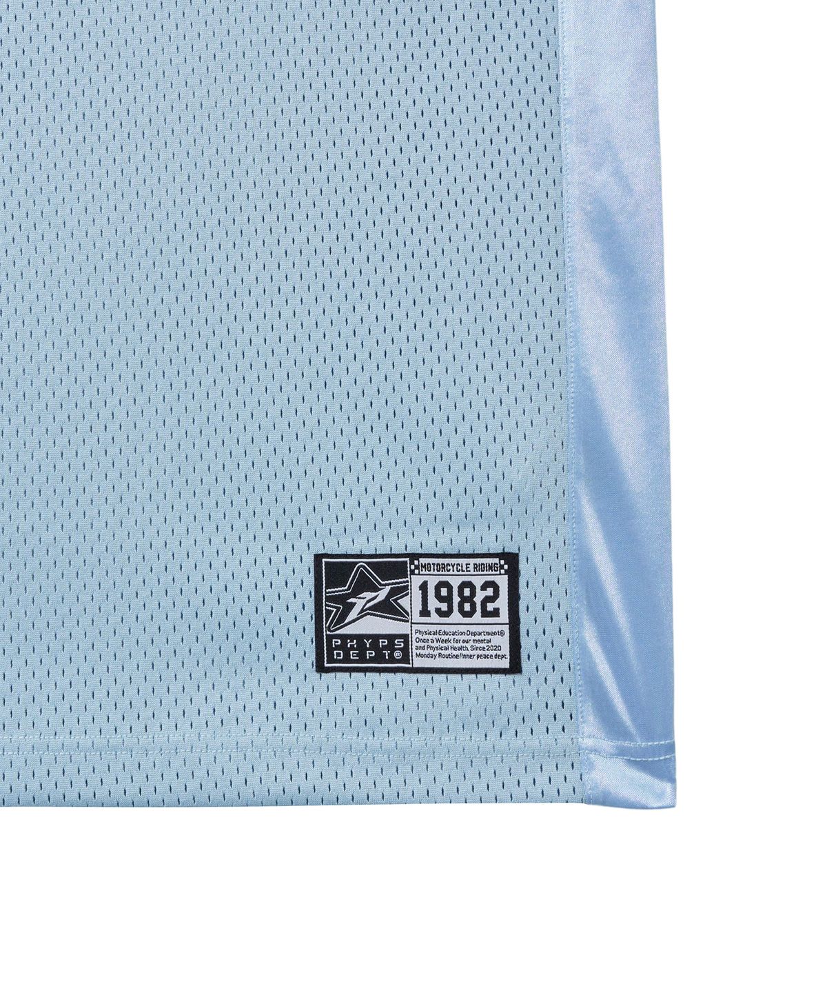 핍스 모터사이클(PHYPS MOTORCYCLE) Mesh 3M Logo Wing Sleeveless Light Blue