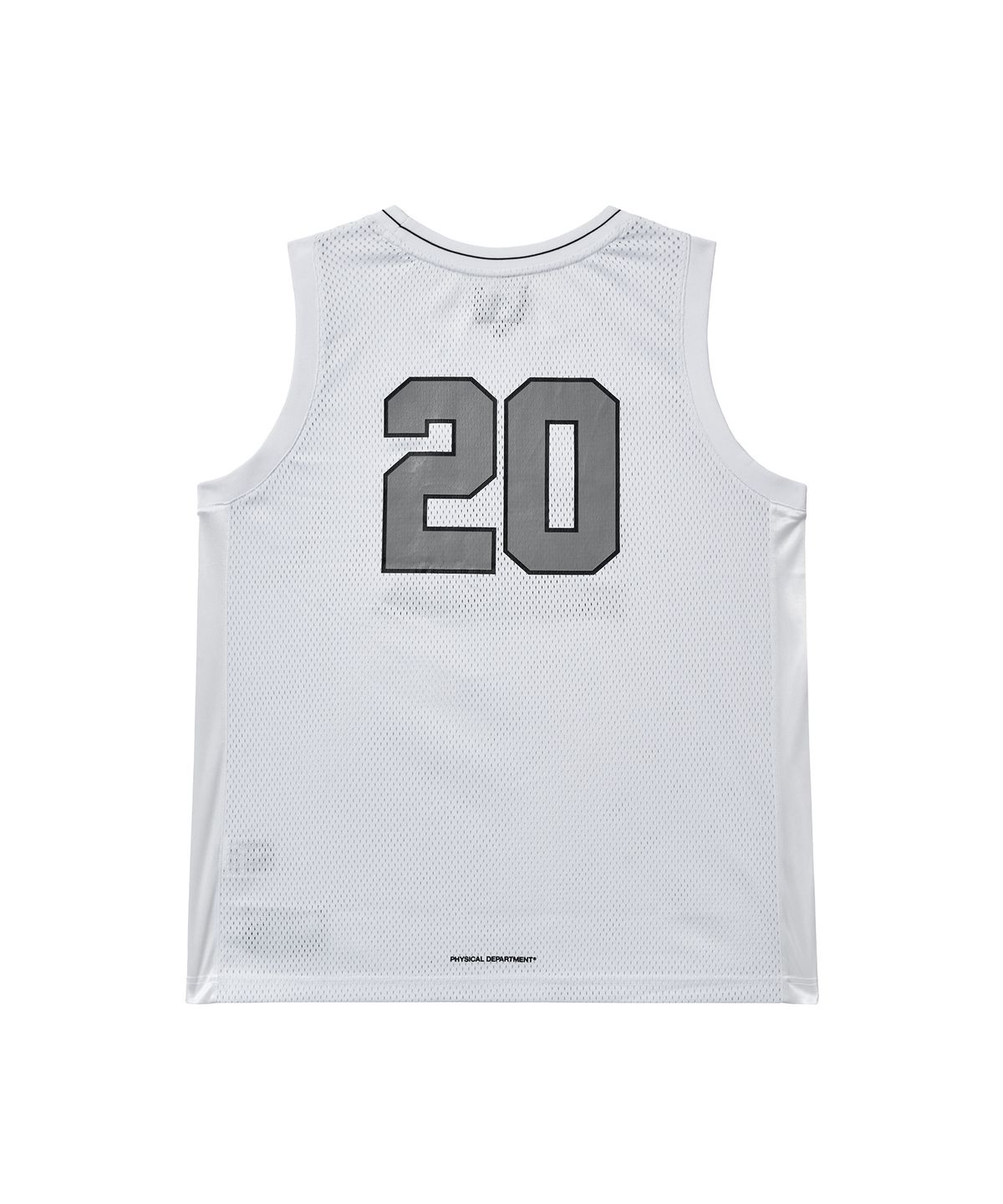 핍스 모터사이클(PHYPS MOTORCYCLE) Mesh 3M Logo Wing Sleeveless White