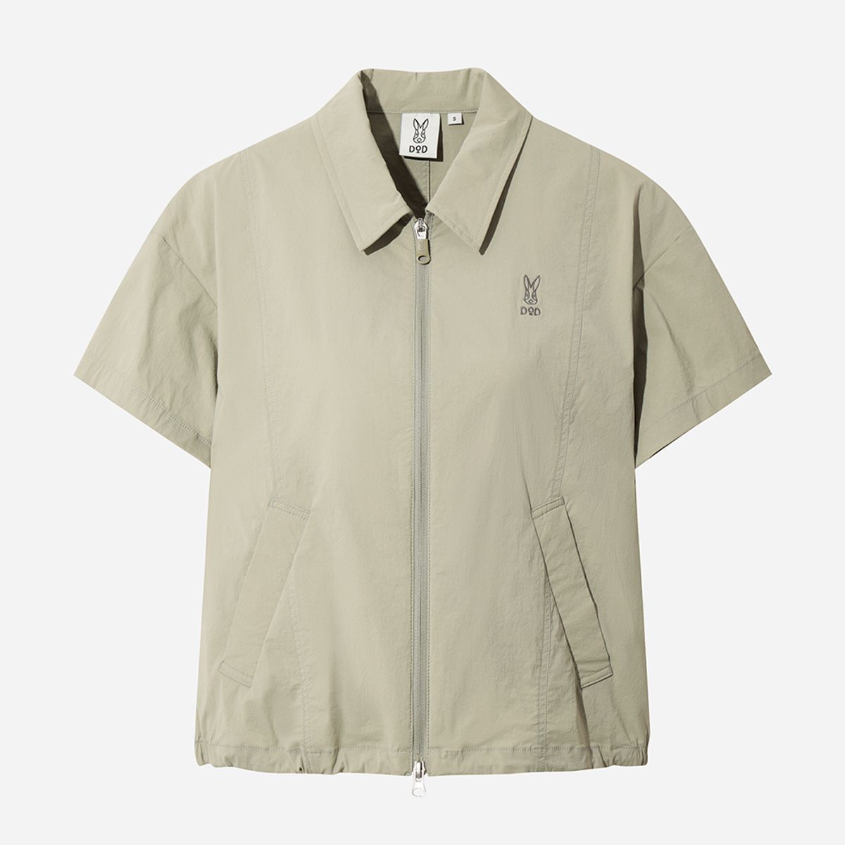 디오디(DOD) 여성) 스루스루 반팔 자켓(BEIGE)