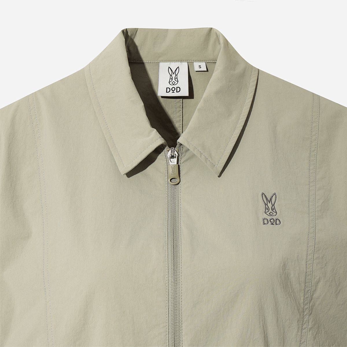 디오디(DOD) 여성) 스루스루 반팔 자켓(BEIGE)