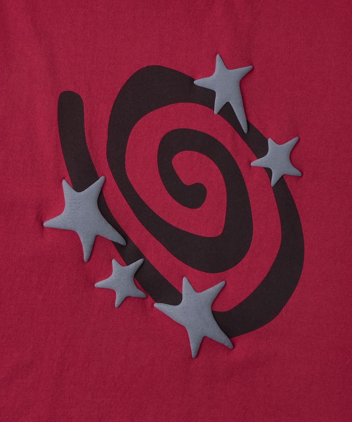 아모우(AMOU) Molly Star half  T-shirts RED