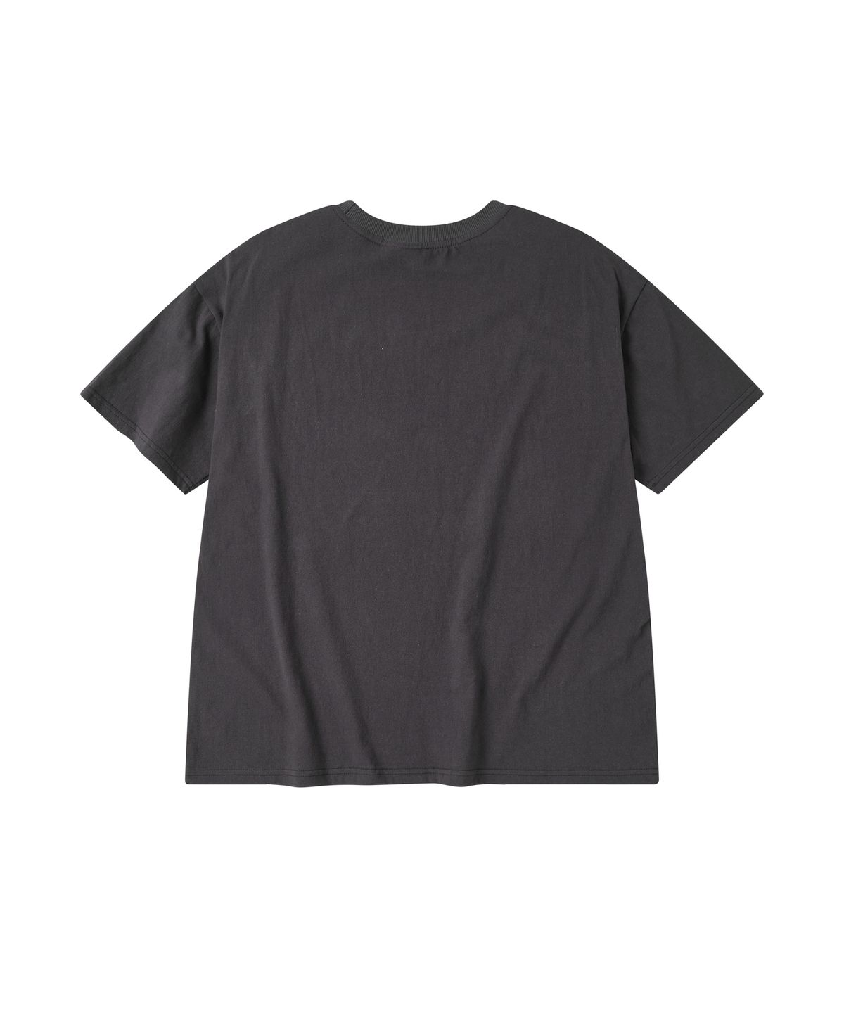 아모우(AMOU) Dancing Skull half  T-shirts CHACOAL