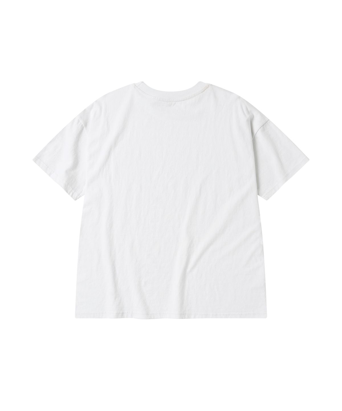 아모우(AMOU) Dancing Skull half  T-shirts WHITE