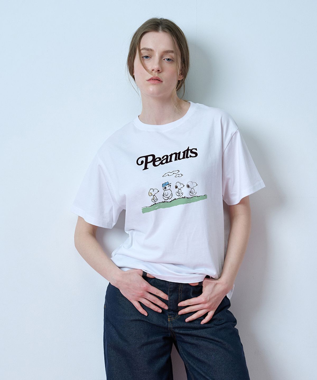 뚜누(TOUNOU) SNOOPY & HIS SIBLINGS Vintage Peanuts 반팔티셔츠