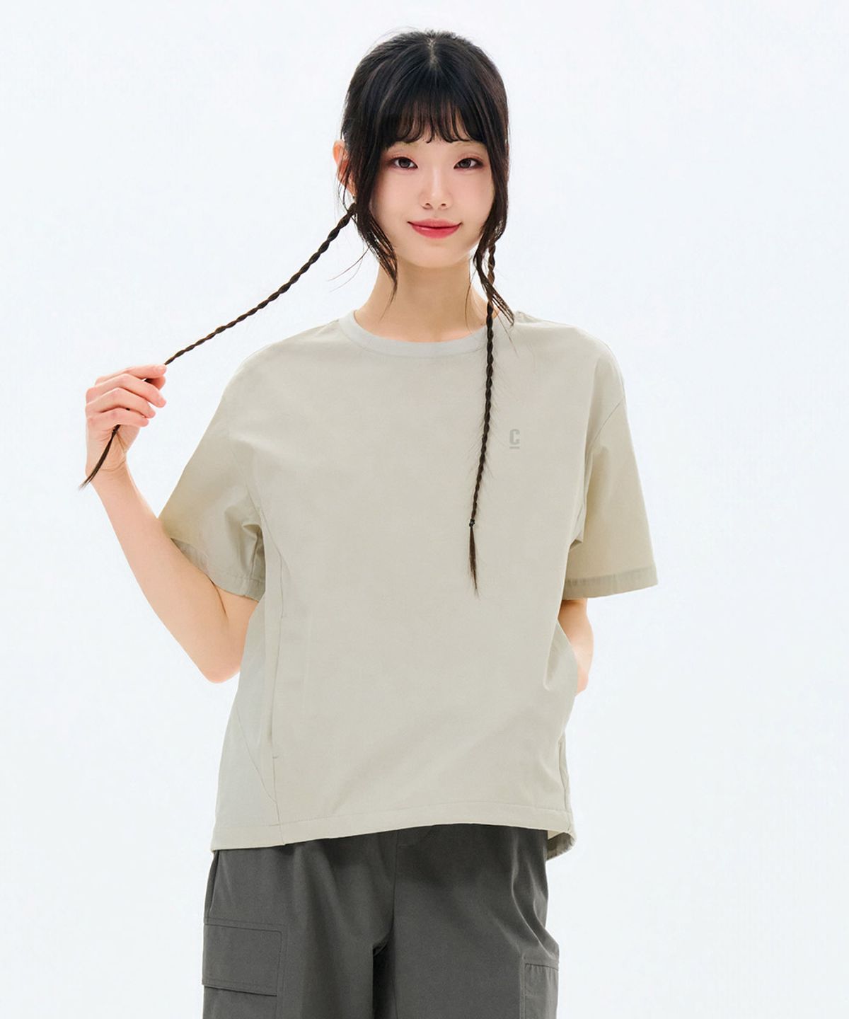 체이스컬트(CHASECULT) 공용 쿨 스트레치 반팔 티셔츠-FBRU5826D0M