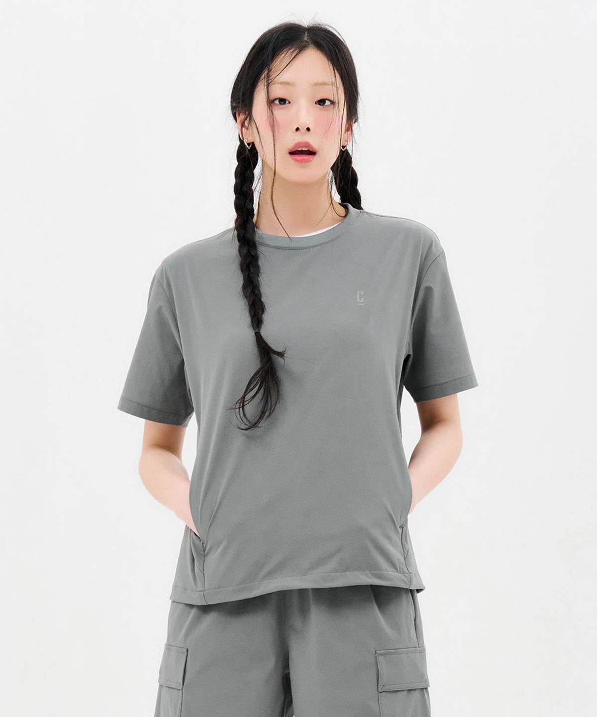 체이스컬트(CHASECULT) 공용 쿨 스트레치 반팔 티셔츠-FBRU5826D0V