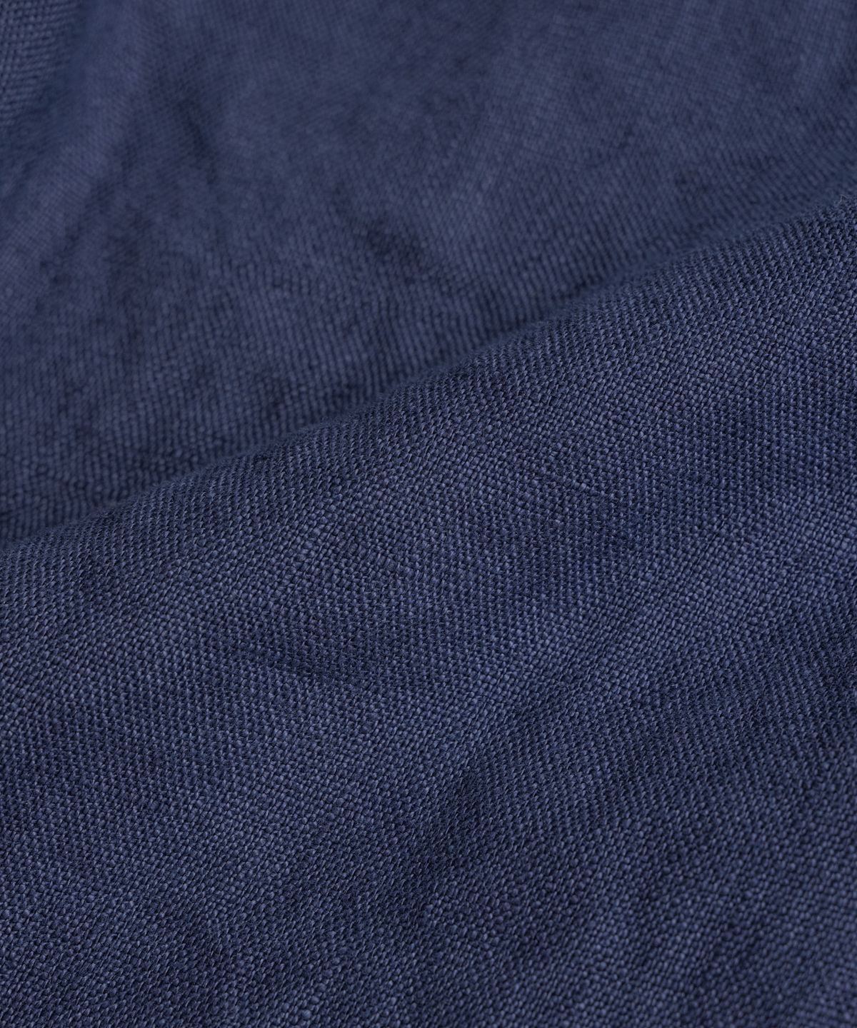 비헤비어(BEHEAVYER) DYED LINEN EASY 1/2 TROUSERS indigo