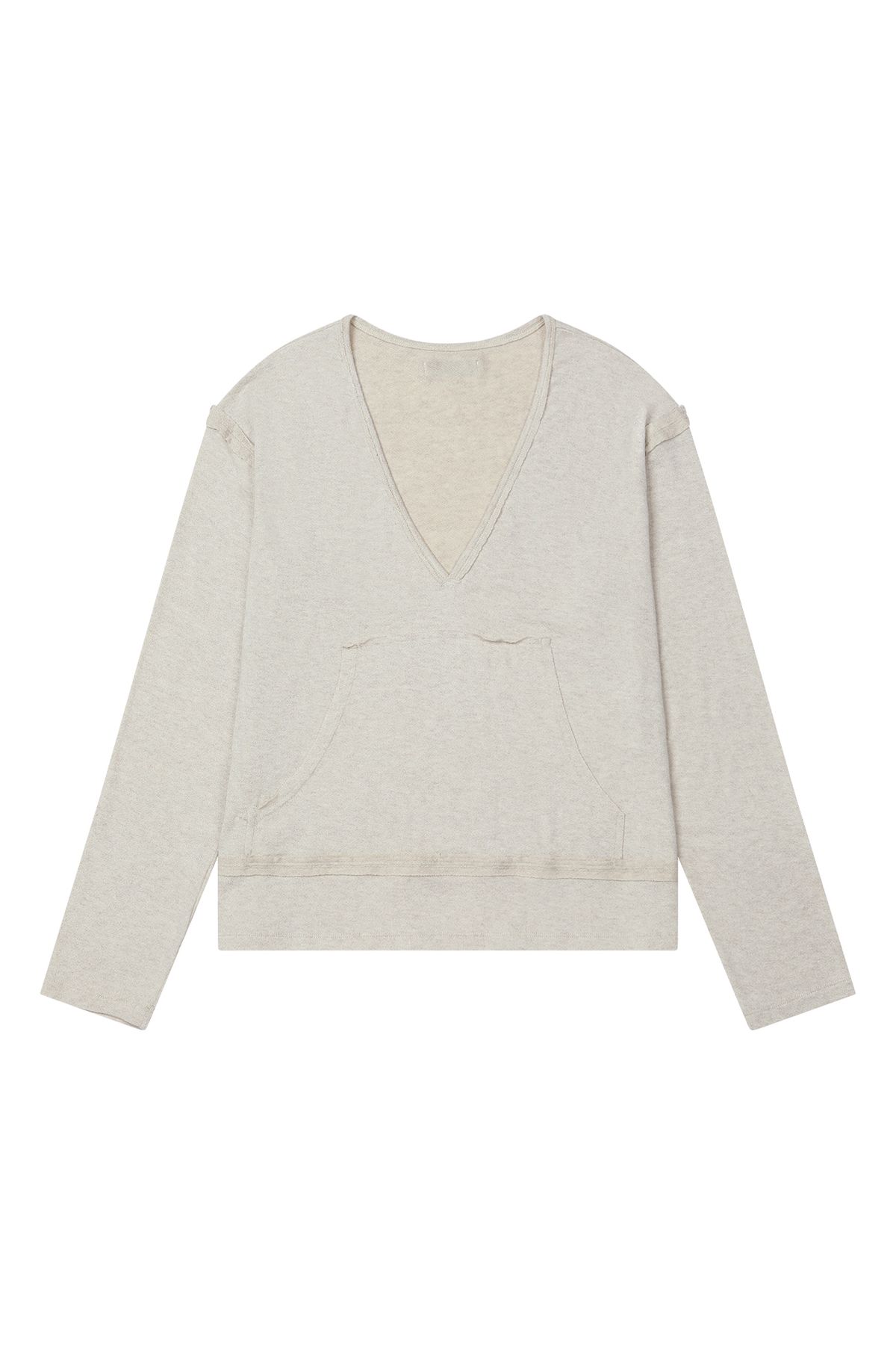 다이닛(DEINET) RAW V LONG SLEEVE IN OATMEAL