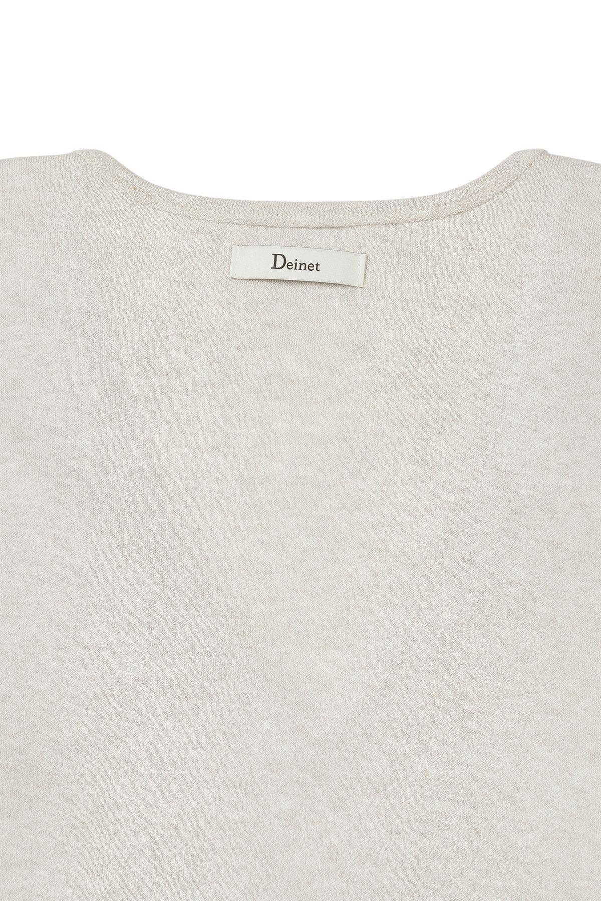 다이닛(DEINET) RAW V LONG SLEEVE IN OATMEAL
