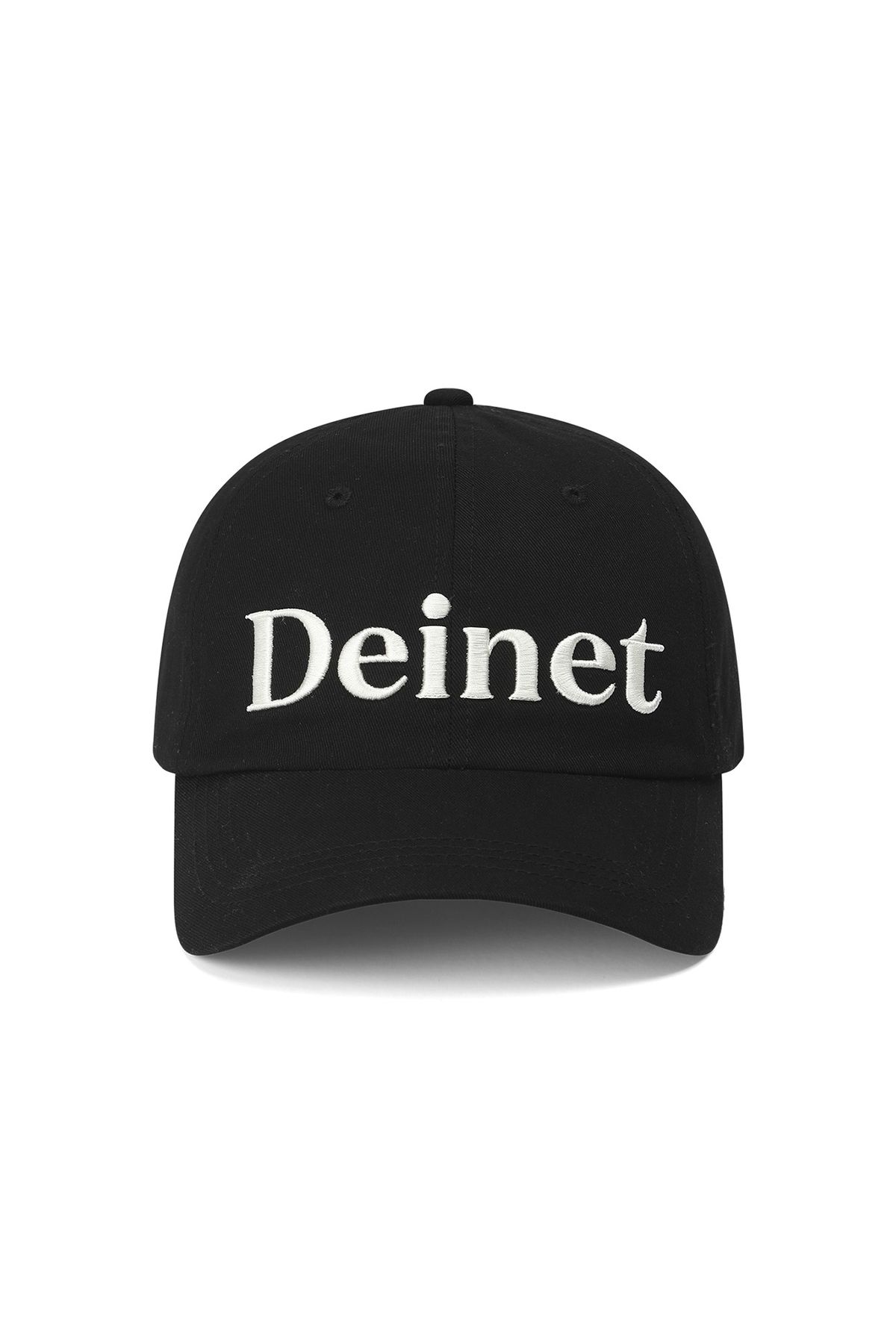 다이닛(DEINET) ESSENTIAL LOGO BALL CAP IN BLACK