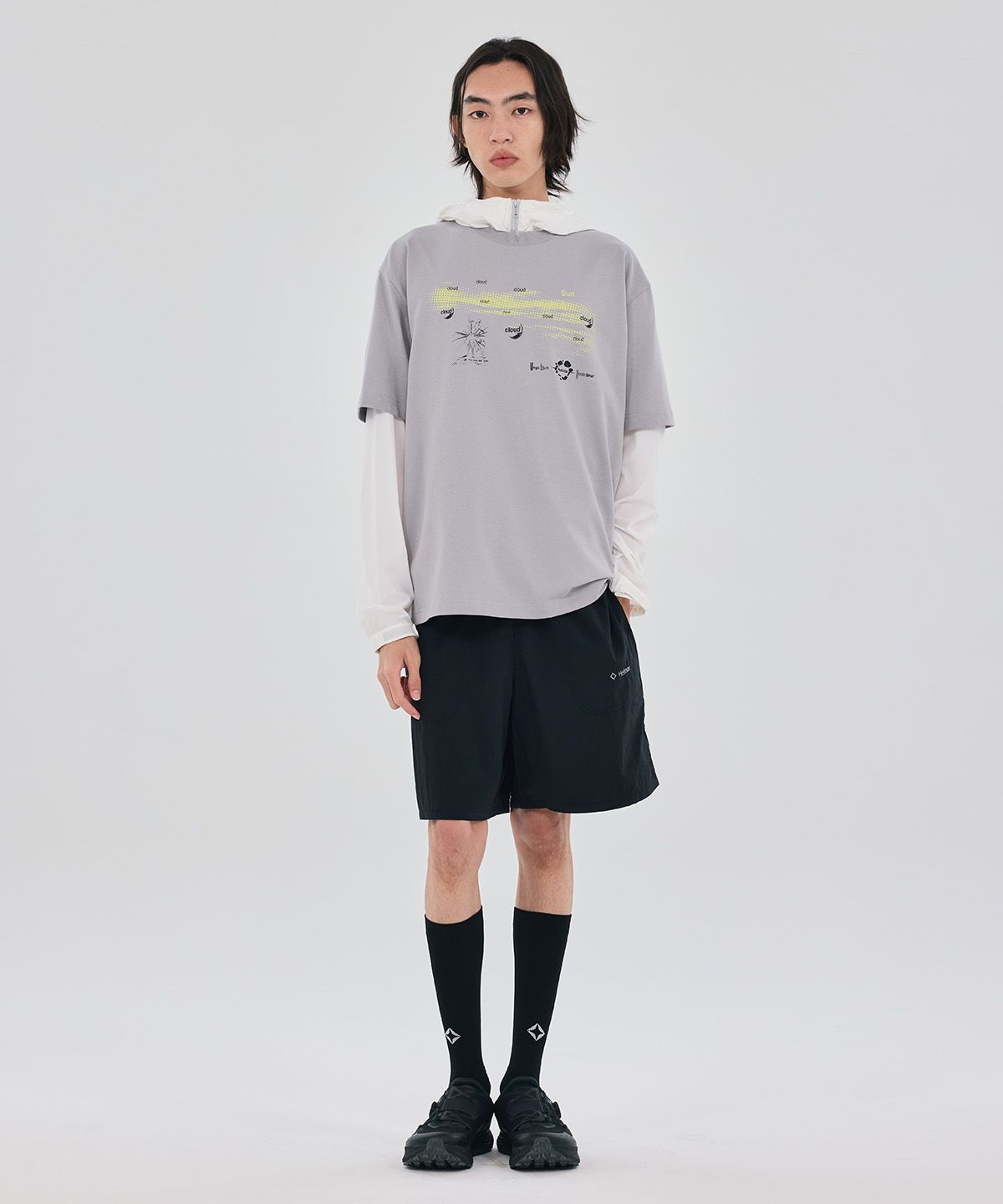 헬리녹스 웨어(HELINOX WEAR) 패커블 쇼츠(7인치)_Black