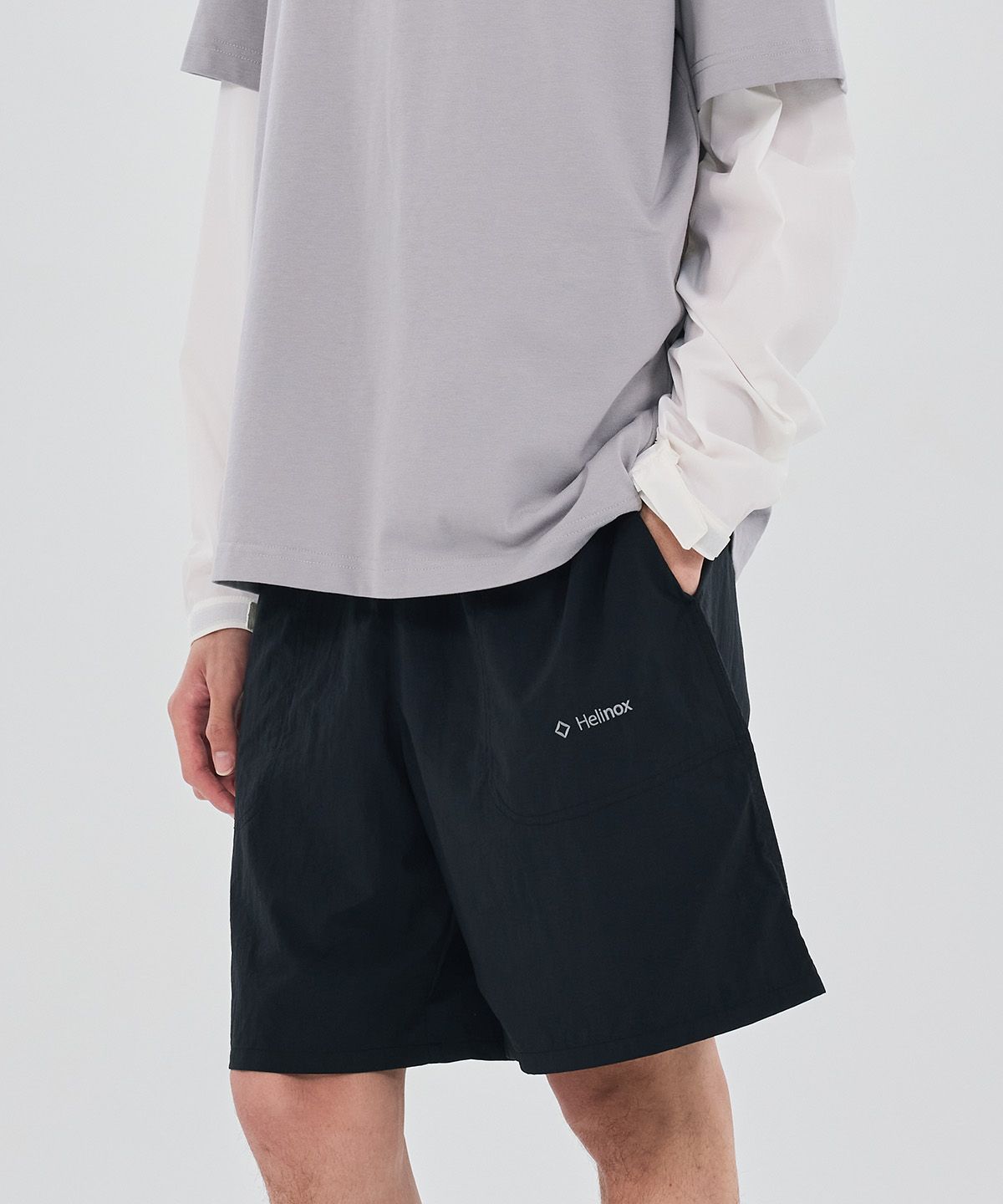 헬리녹스 웨어(HELINOX WEAR) 패커블 쇼츠(7인치)_Black