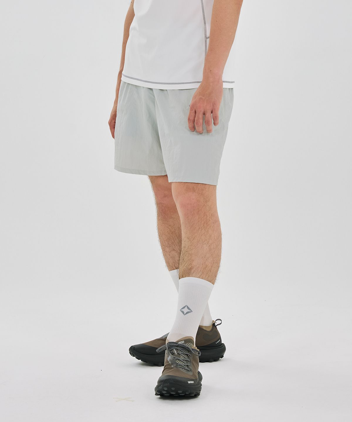 헬리녹스 웨어(HELINOX WEAR) 패커블 쇼츠(7인치)_Light Grey