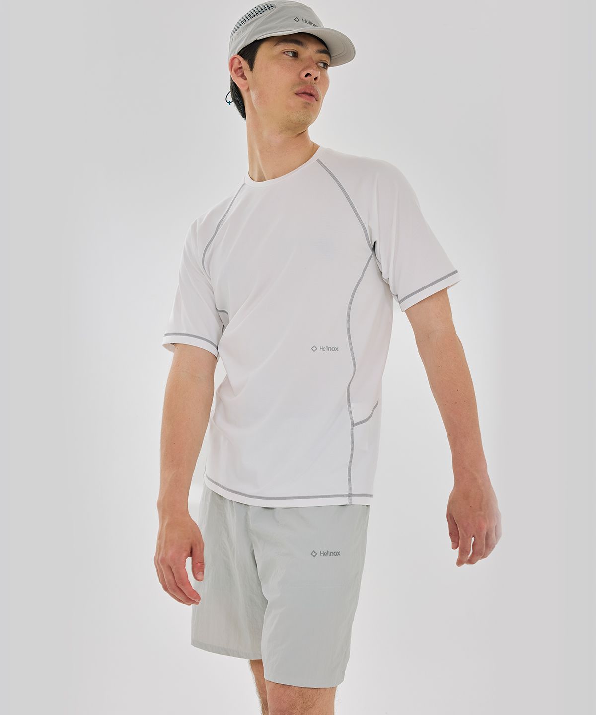 헬리녹스 웨어(HELINOX WEAR) 패커블 쇼츠(7인치)_Light Grey