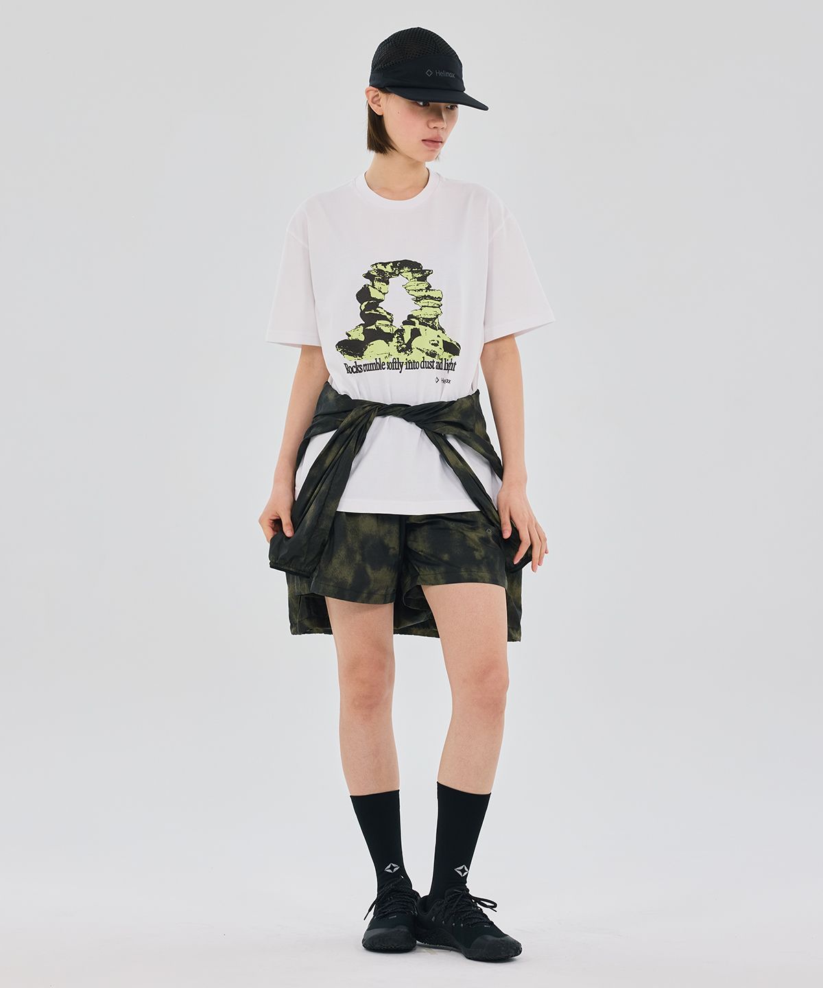 헬리녹스 웨어(HELINOX WEAR) 네츄럴 카모 쇼츠_Khaki