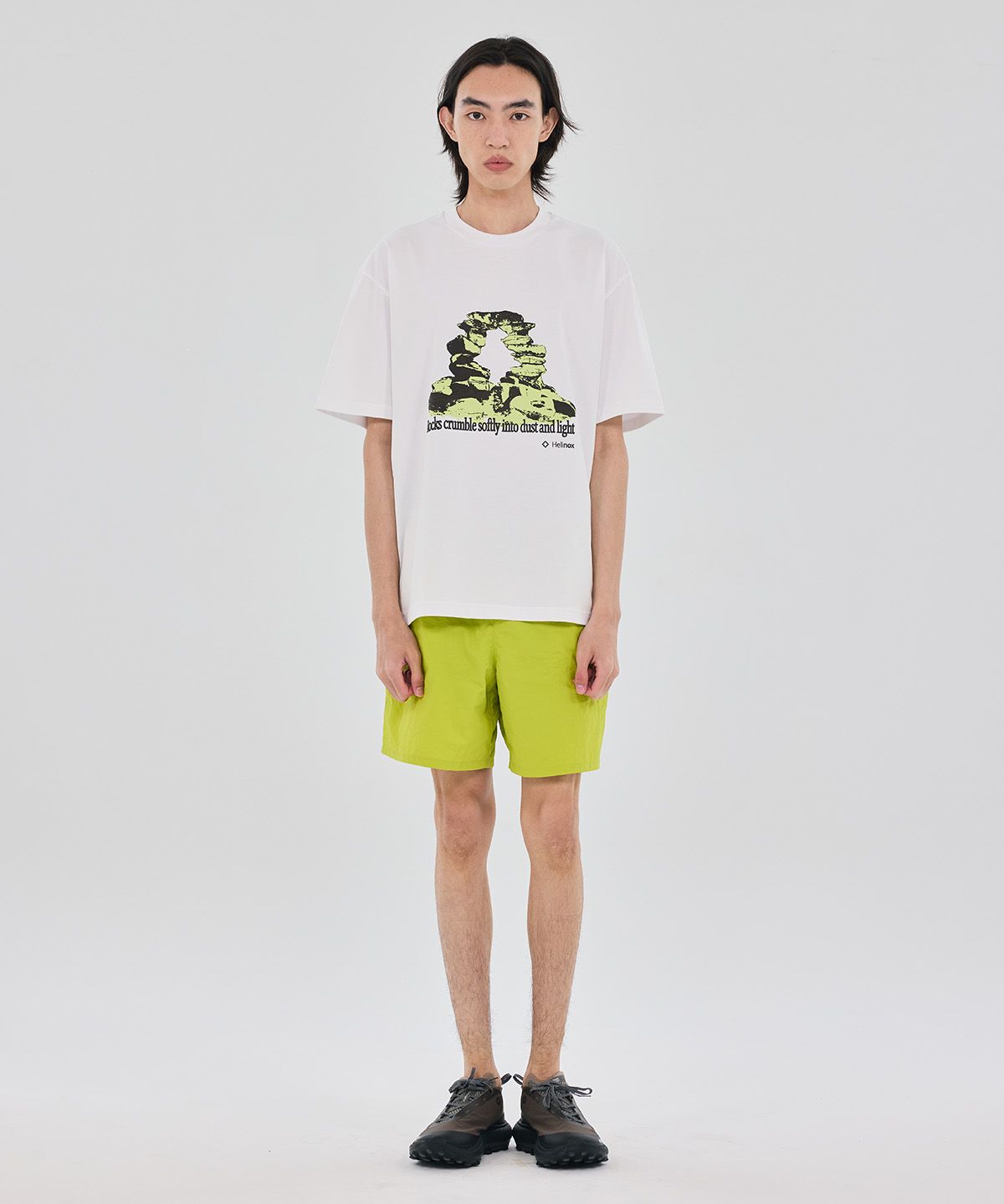 헬리녹스 웨어(HELINOX WEAR) 패커블 쇼츠(5인치)_Neon Green