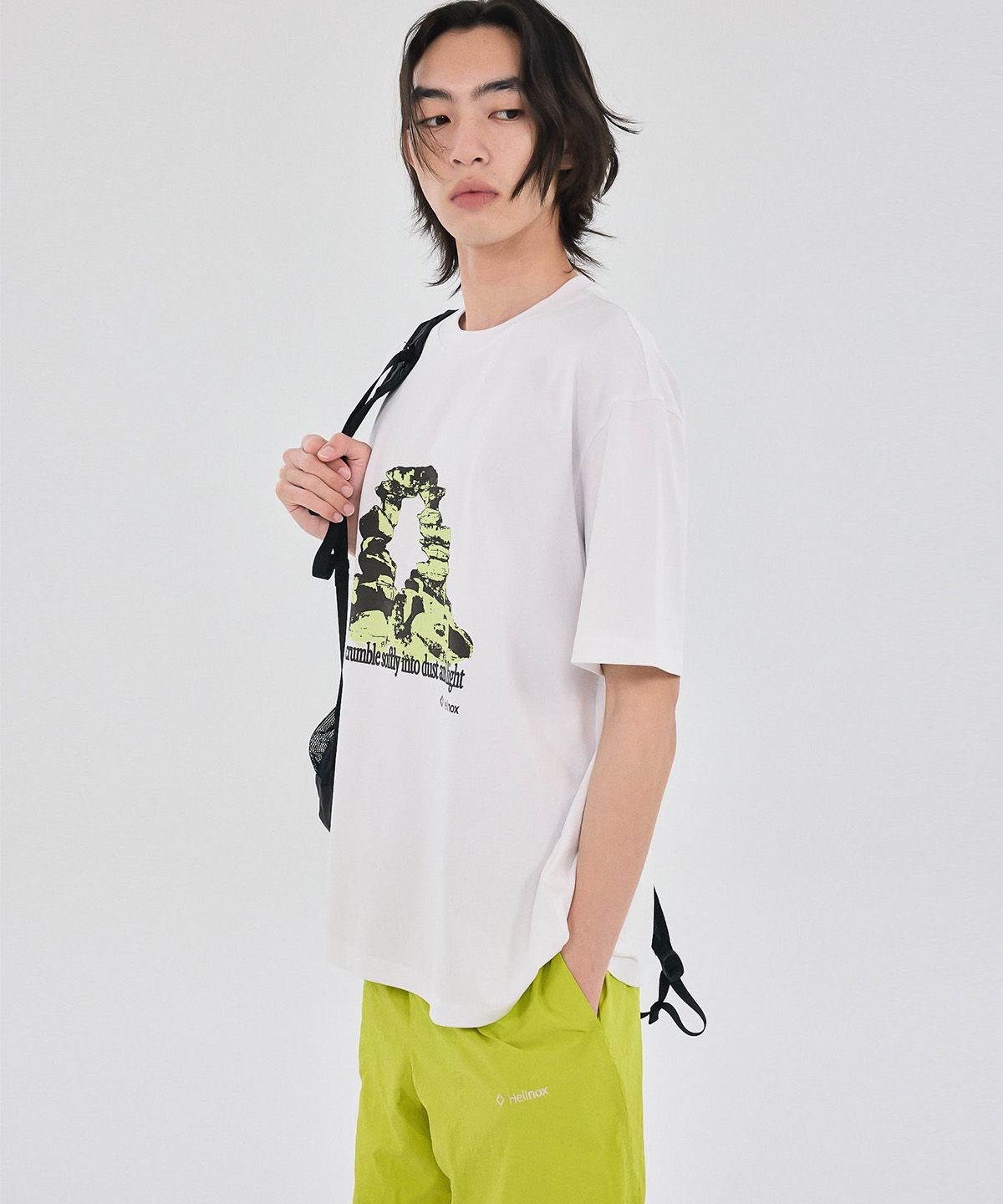헬리녹스 웨어(HELINOX WEAR) 패커블 쇼츠(5인치)_Neon Green