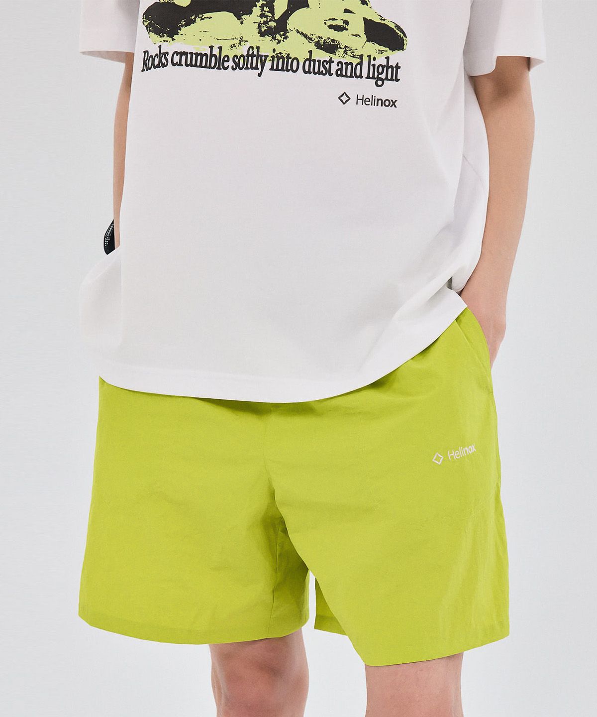 헬리녹스 웨어(HELINOX WEAR) 패커블 쇼츠(5인치)_Neon Green