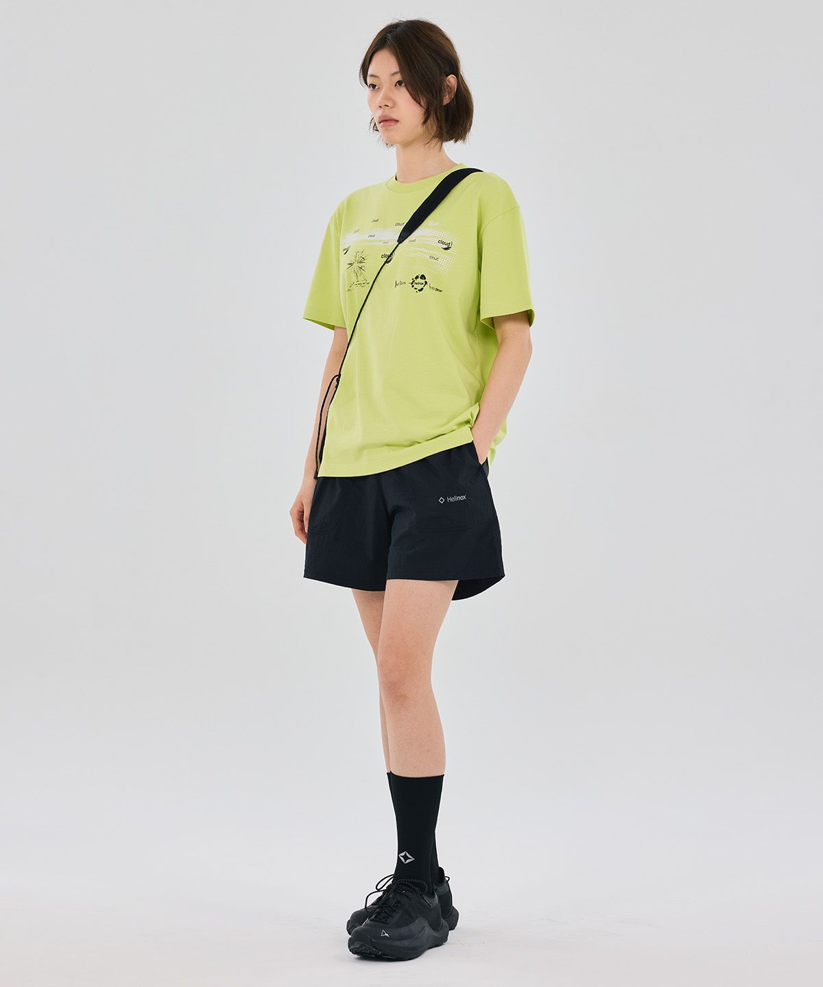 헬리녹스 웨어(HELINOX WEAR) 패커블 쇼츠(5인치)_Black